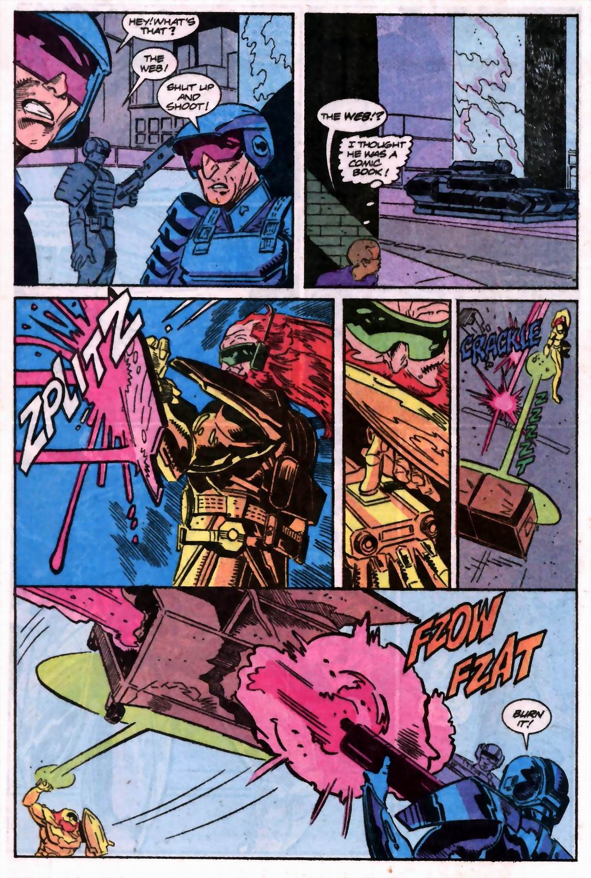 Read online The Web (1991) comic -  Issue #1 - 6