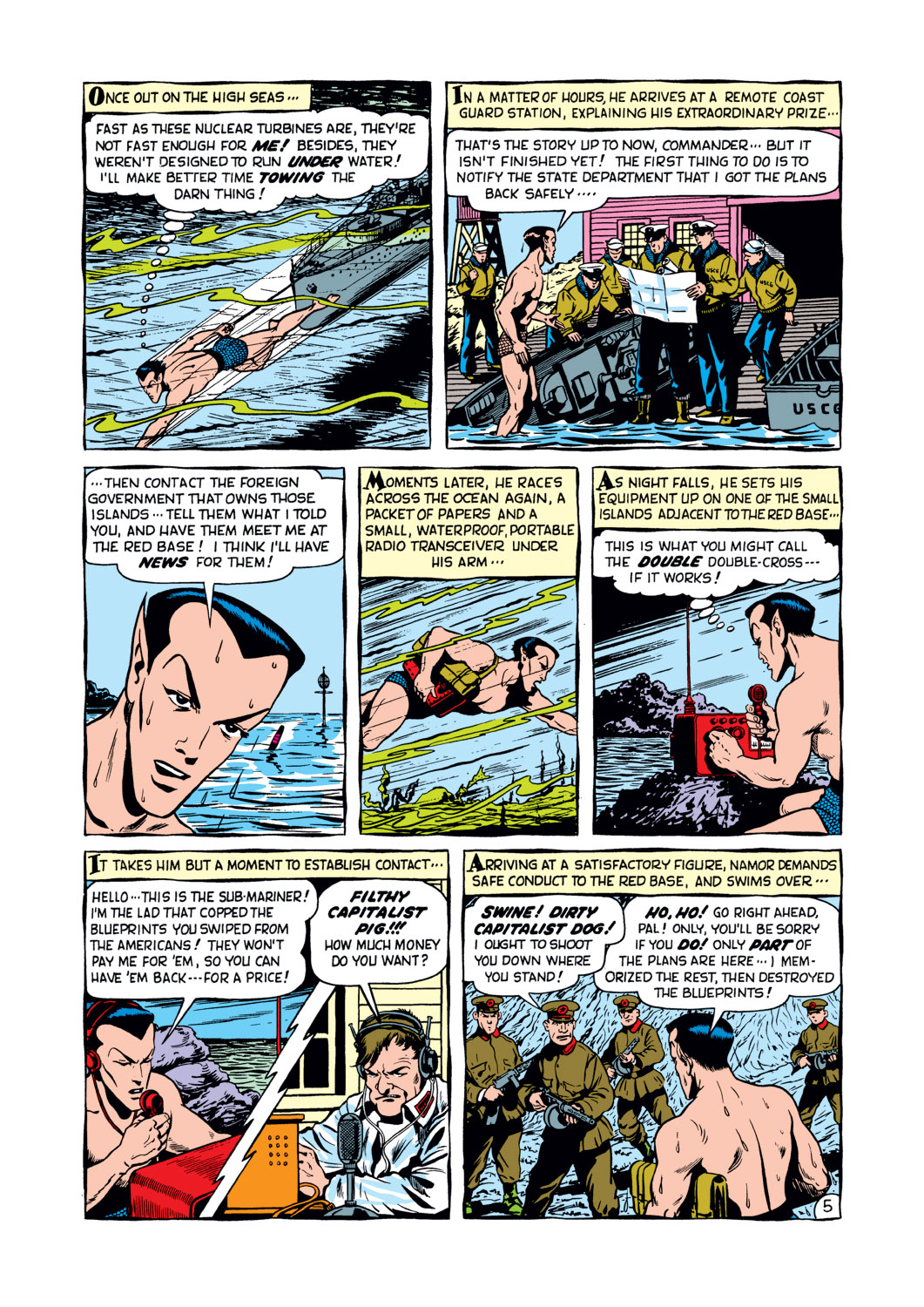 Read online Sub-Mariner Comics comic -  Issue #34 - 25