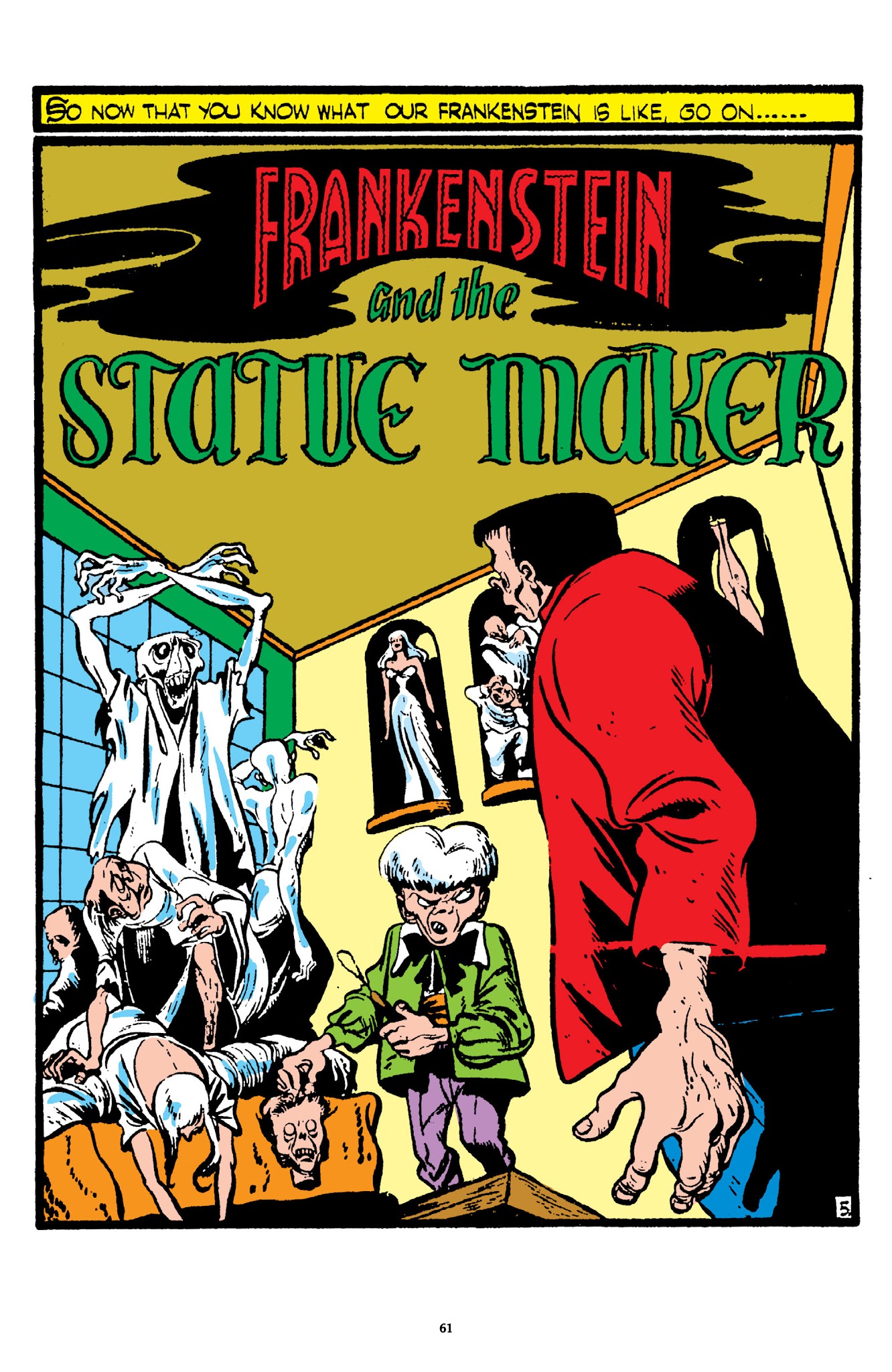 Read online Frankenstein: The Mad Science of Dick Briefer comic -  Issue # TPB - 61