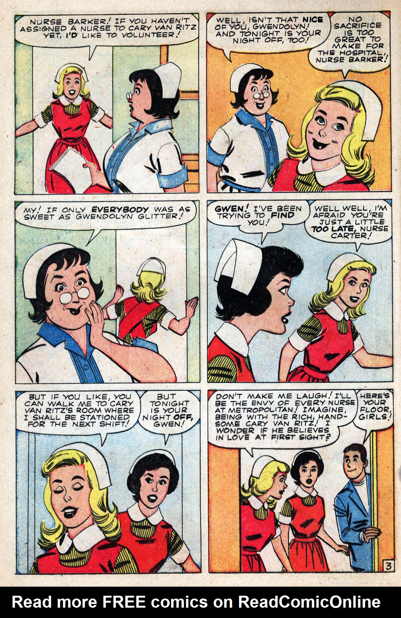 Read online Linda Carter, Student Nurse comic -  Issue #1 - 12