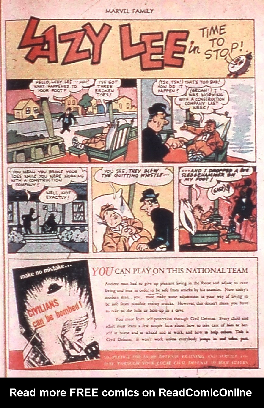 Read online The Marvel Family comic -  Issue #80 - 27