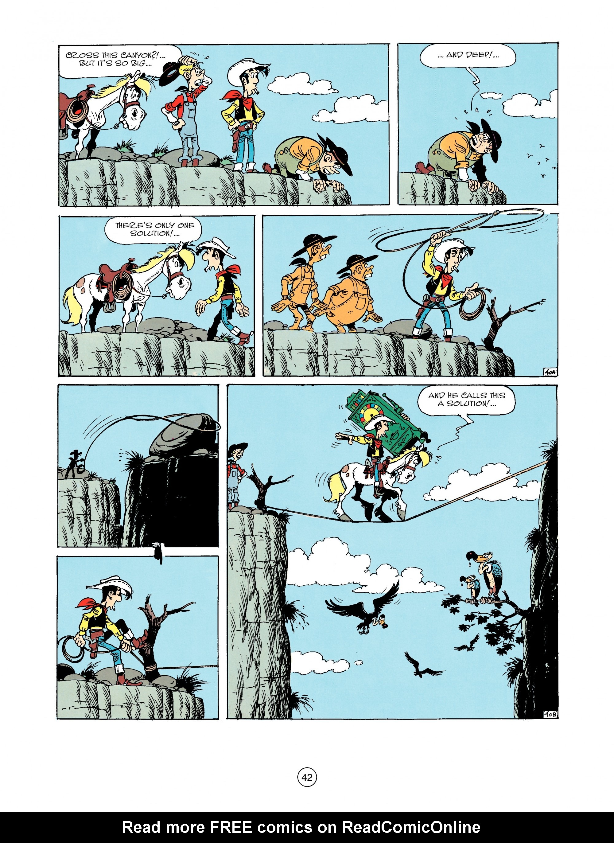 Read online A Lucky Luke Adventure comic -  Issue #33 - 42