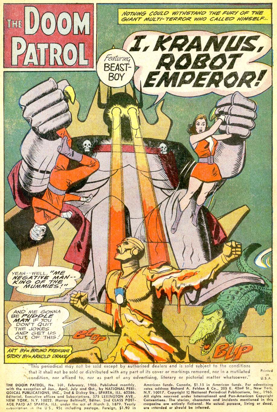 Read online Doom Patrol (1964) comic -  Issue #101 - 3