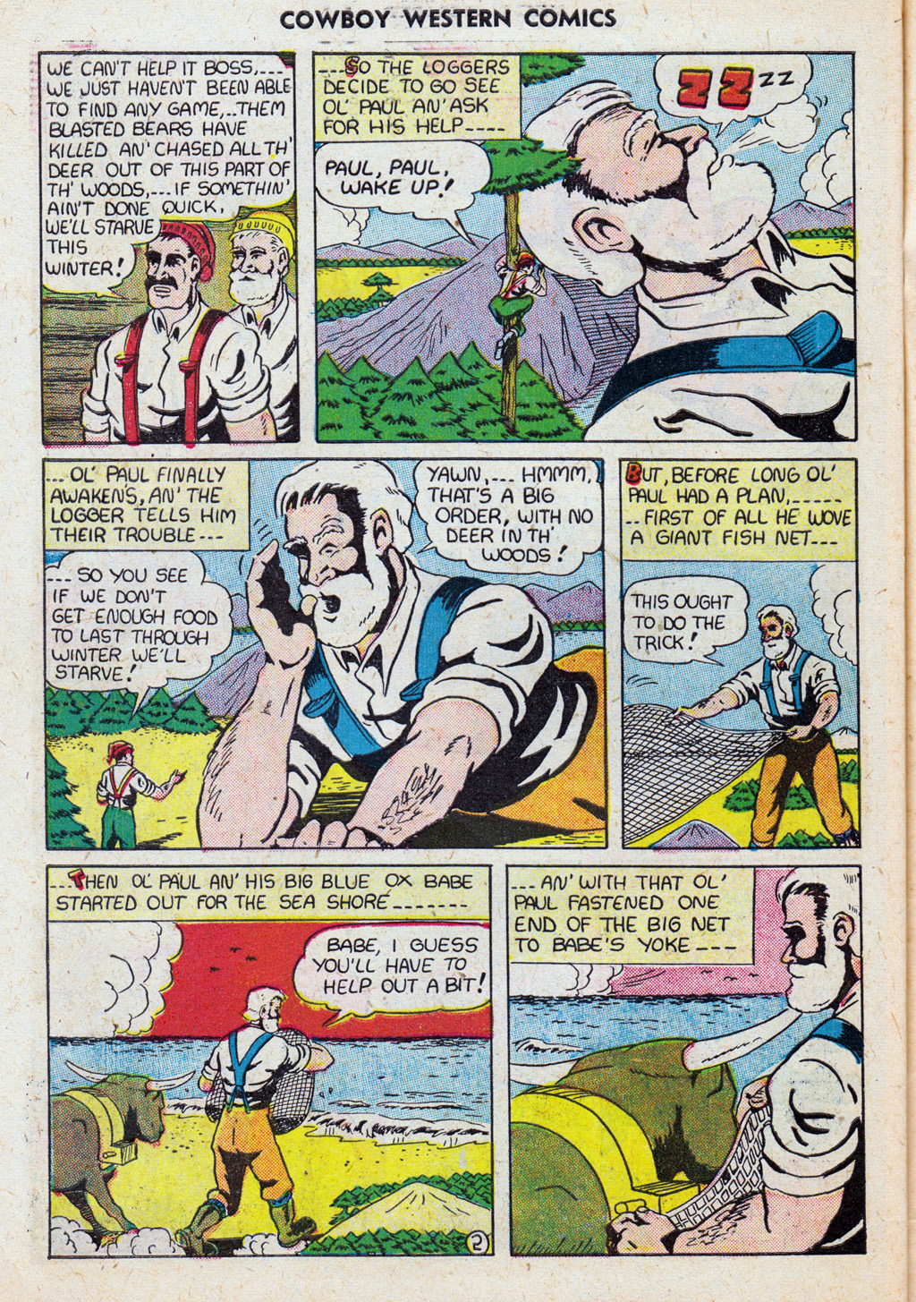 Read online Cowboy Western Comics (1948) comic -  Issue #27 - 30