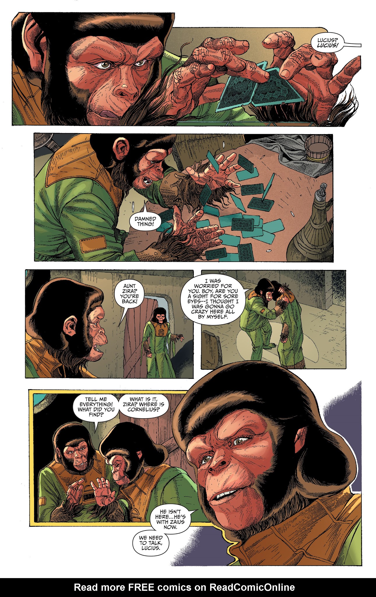 Read online Kong on the Planet of the Apes comic -  Issue #4 - 12