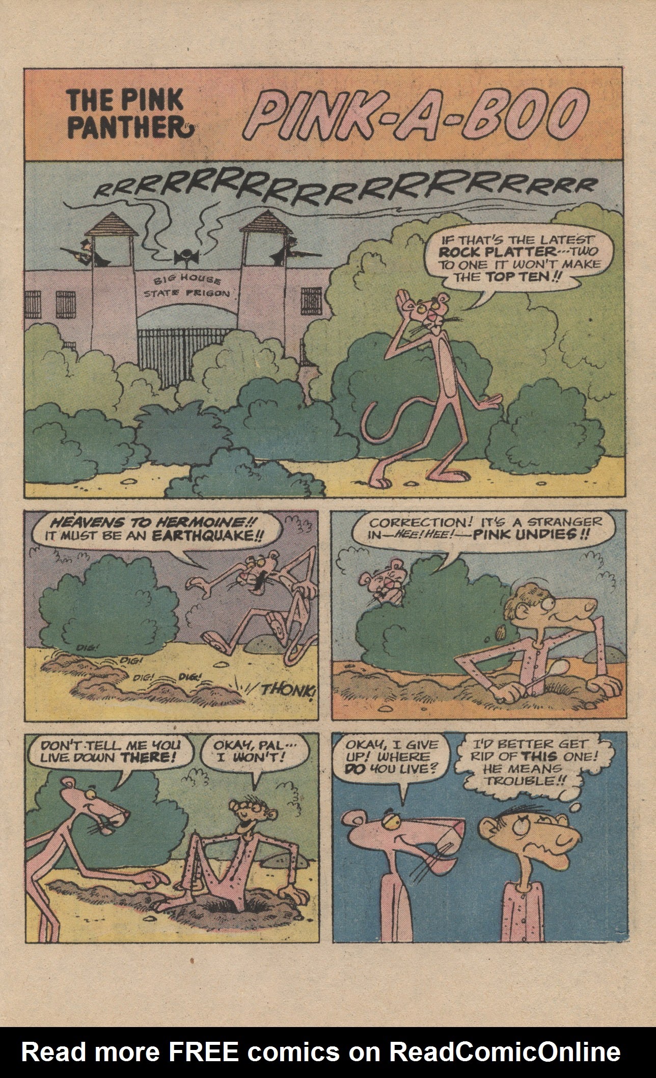 Read online The Pink Panther (1971) comic -  Issue #25 - 27