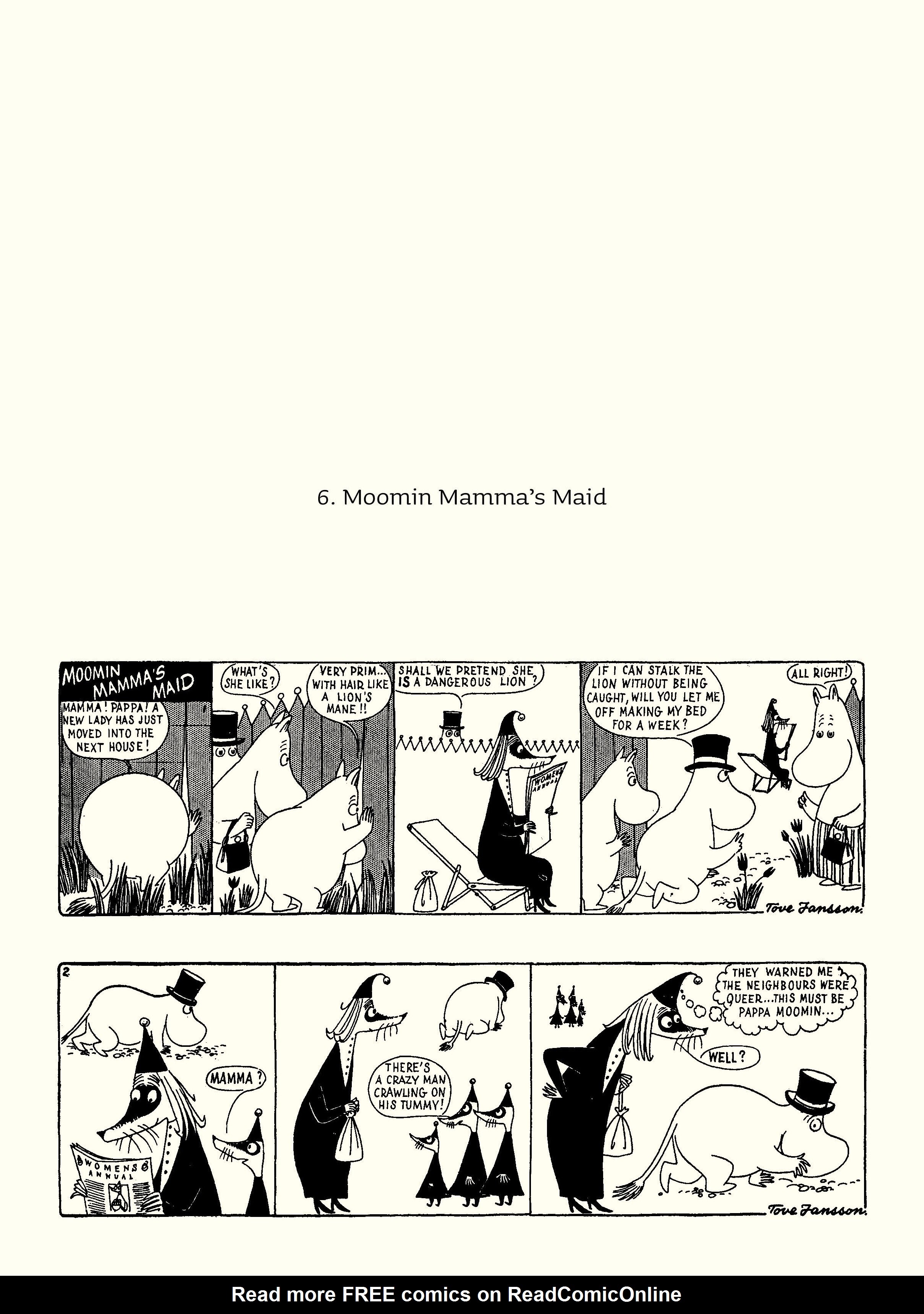 Read online Moomin: The Complete Tove Jansson Comic Strip comic -  Issue # TPB 2 - 27