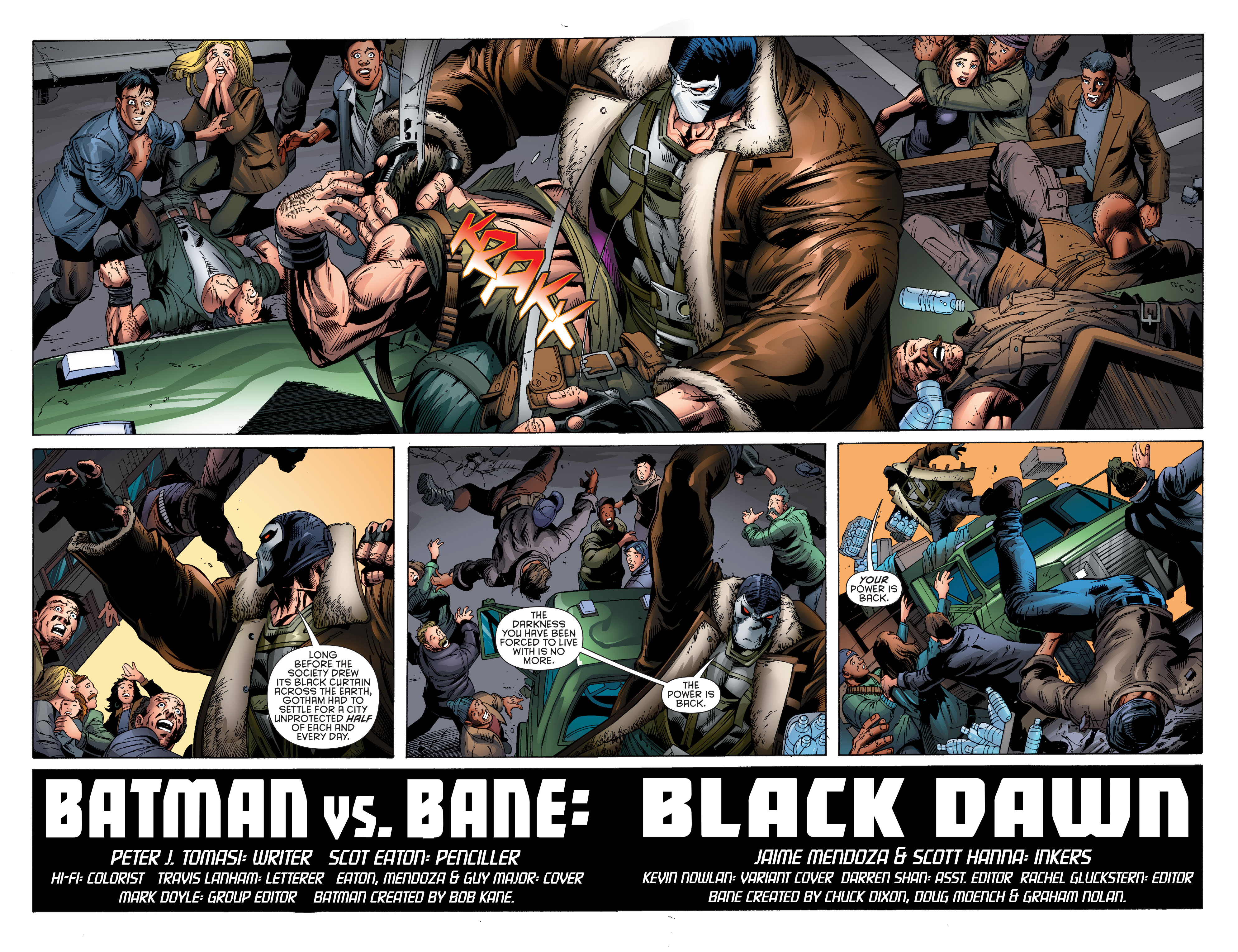 Read online Forever Evil Aftermath: Batman vs. Bane comic -  Issue # Full - 7