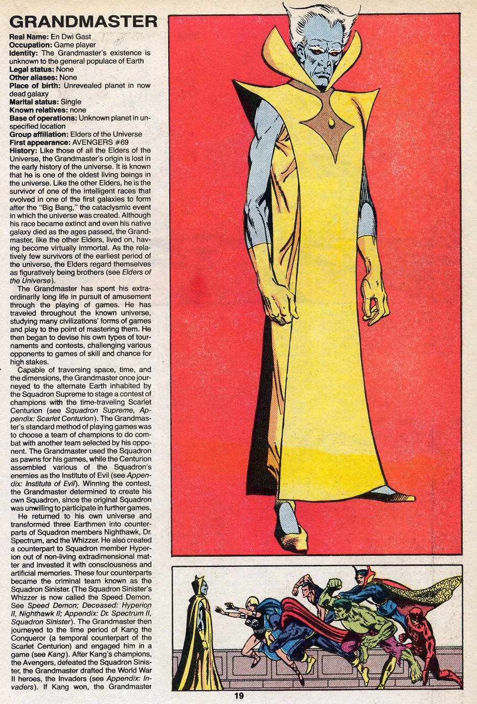 Read online The Official Handbook of the Marvel Universe Deluxe Edition comic -  Issue #5 - 21