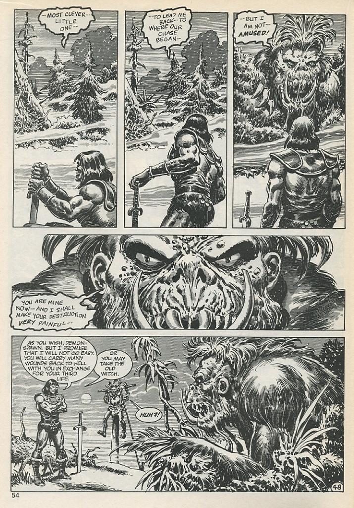 Read online The Savage Sword Of Conan comic -  Issue #135 - 52