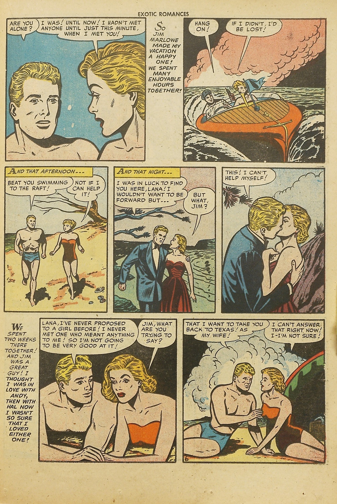Read online Exotic Romances comic -  Issue #24 - 23