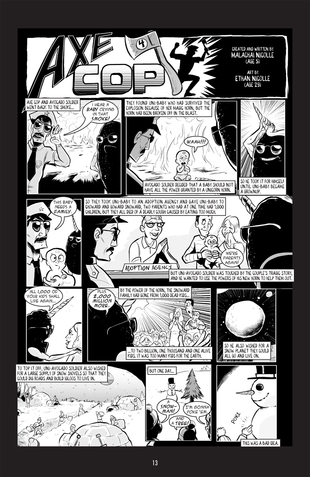 Read online Axe Cop comic -  Issue # TPB 1 - 13