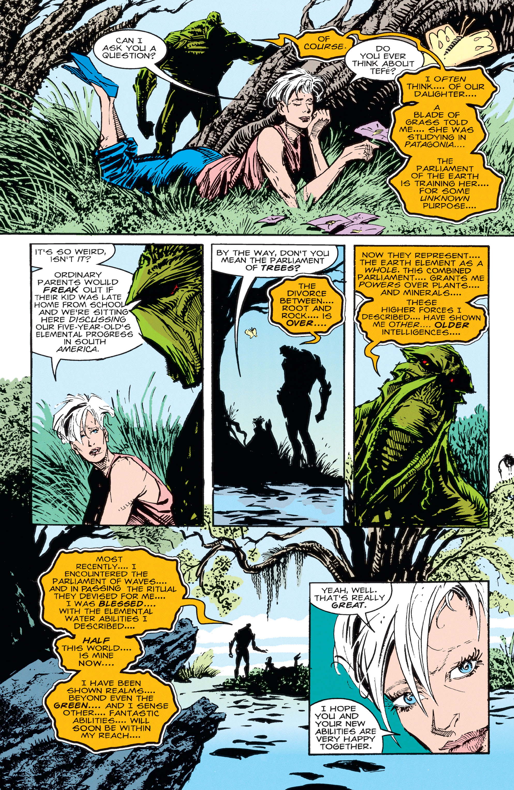Read online Swamp Thing (1982) comic -  Issue # _TPB - Trial by Fire - 21