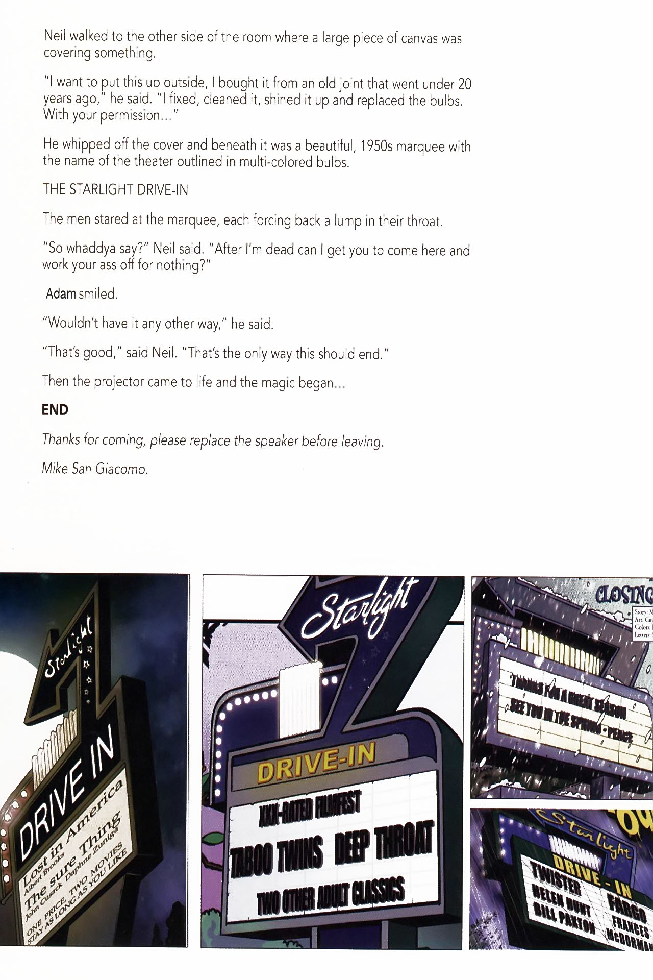 Read online Tales of the Starlight Drive-In comic -  Issue # TPB (Part 3) - 25