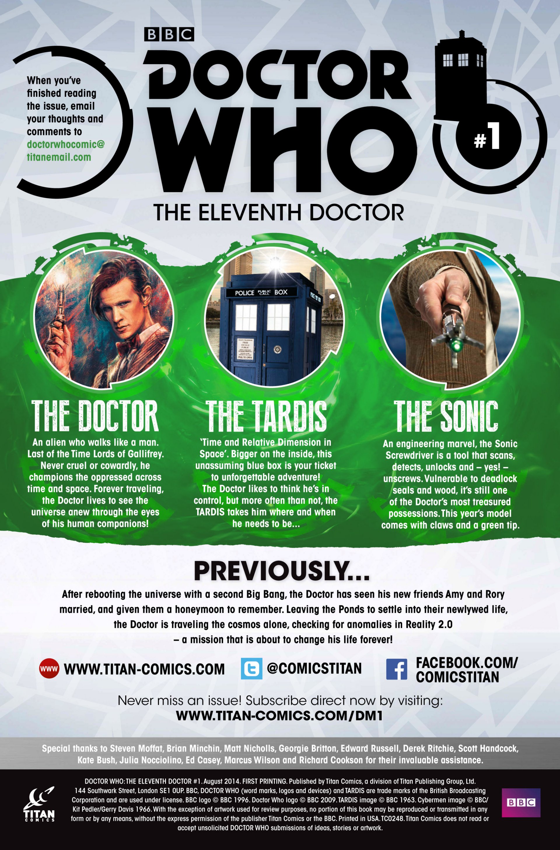 Read online Doctor Who: The Eleventh Doctor comic -  Issue #1 - 4