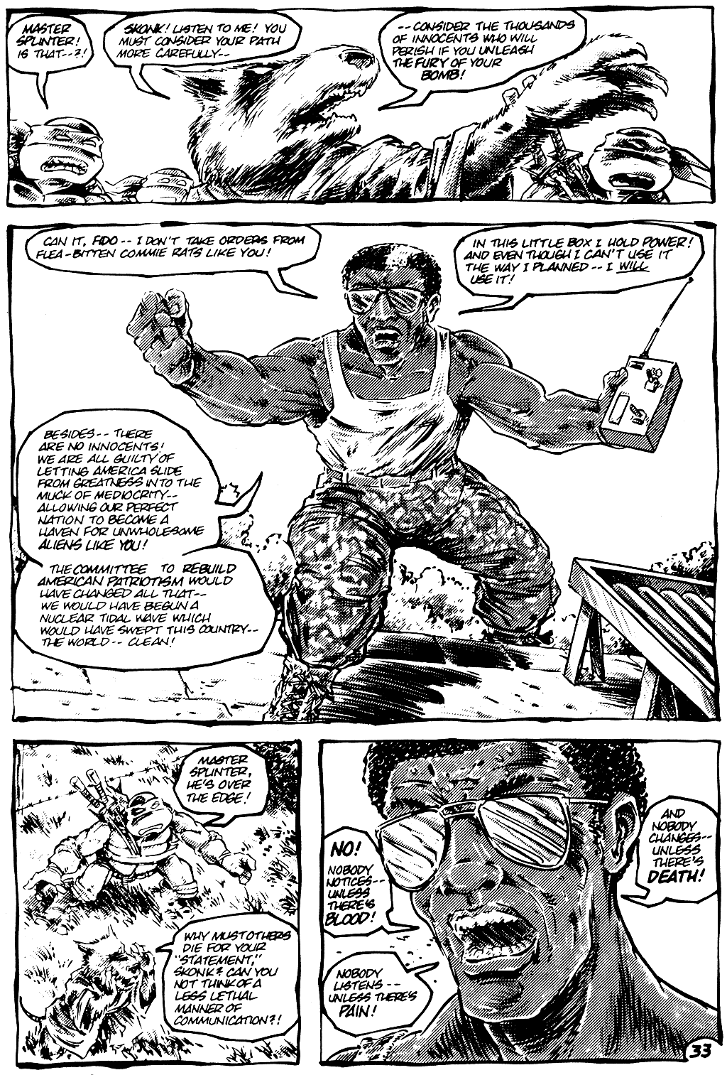 Read online Teenage Mutant Ninja Turtles (1984) comic -  Issue #12 - 32