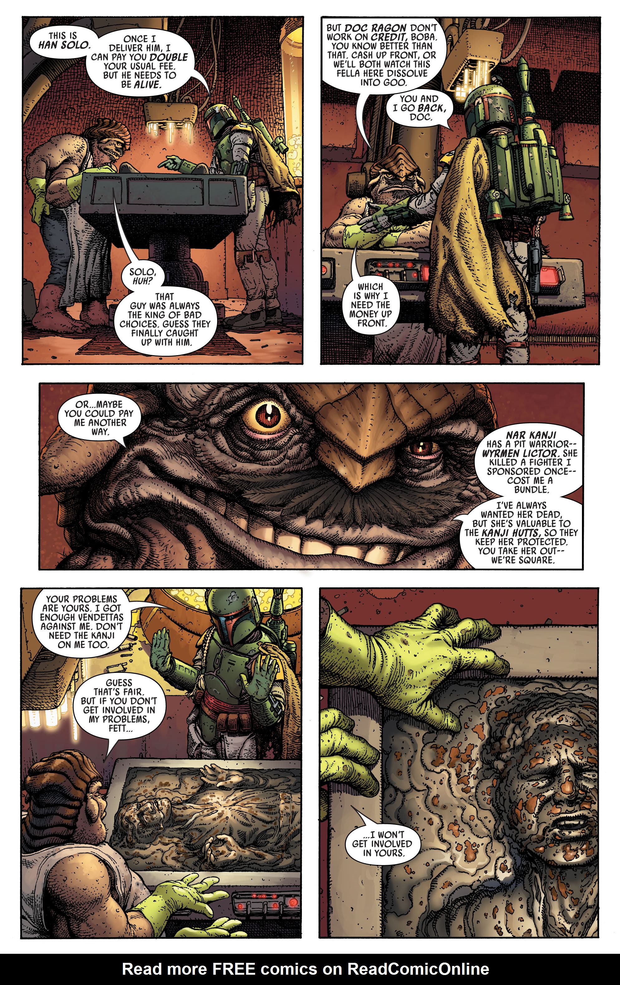 Read online Star Wars: War Of The Bounty Hunters Alpha comic -  Issue # Full - 8