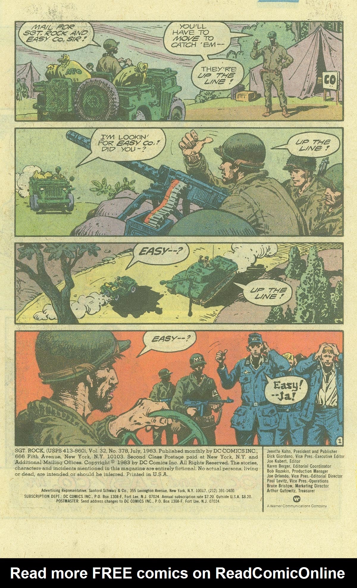 Read online Sgt. Rock comic -  Issue #378 - 3