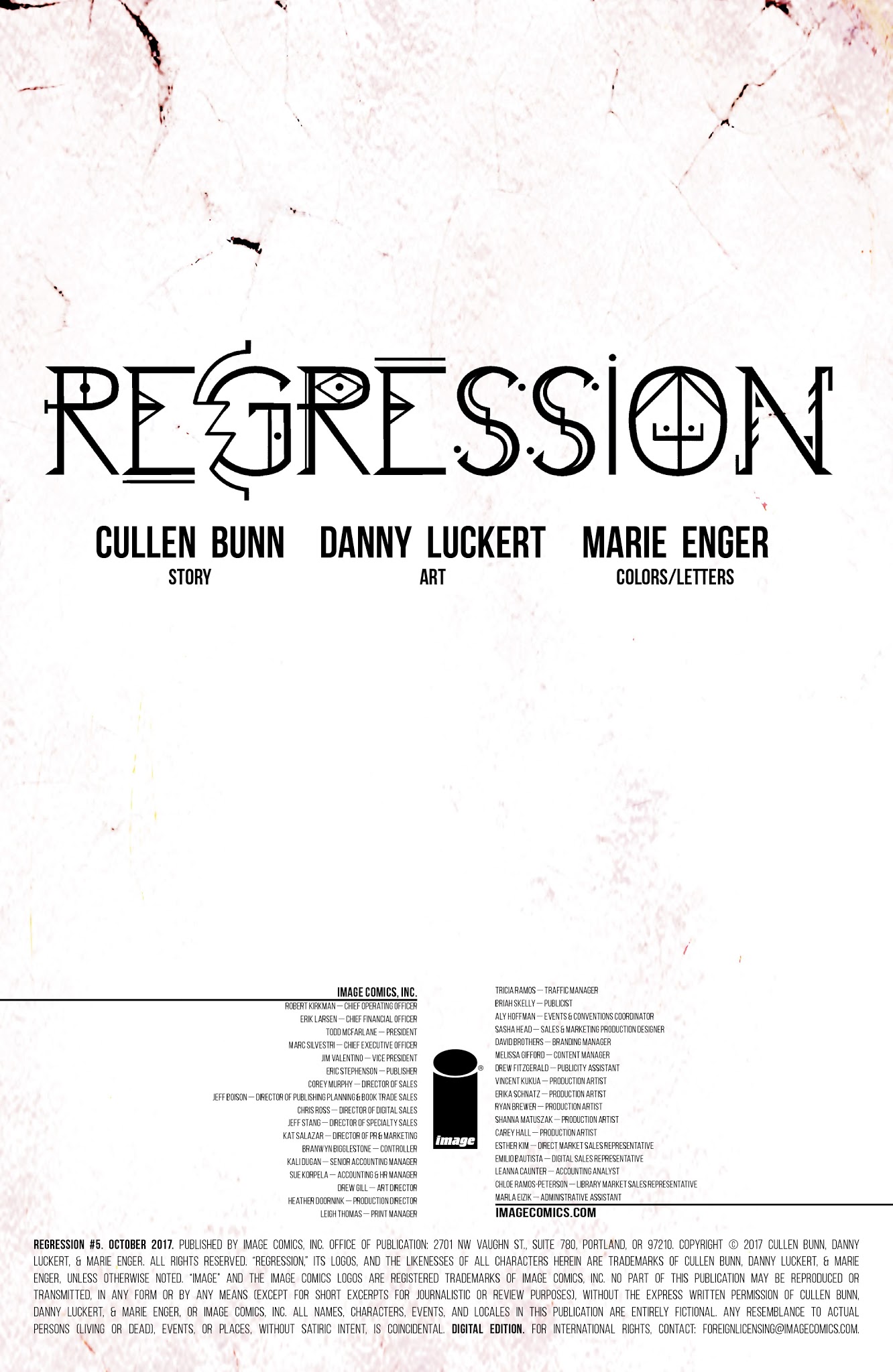 Read online Regression comic -  Issue #5 - 2