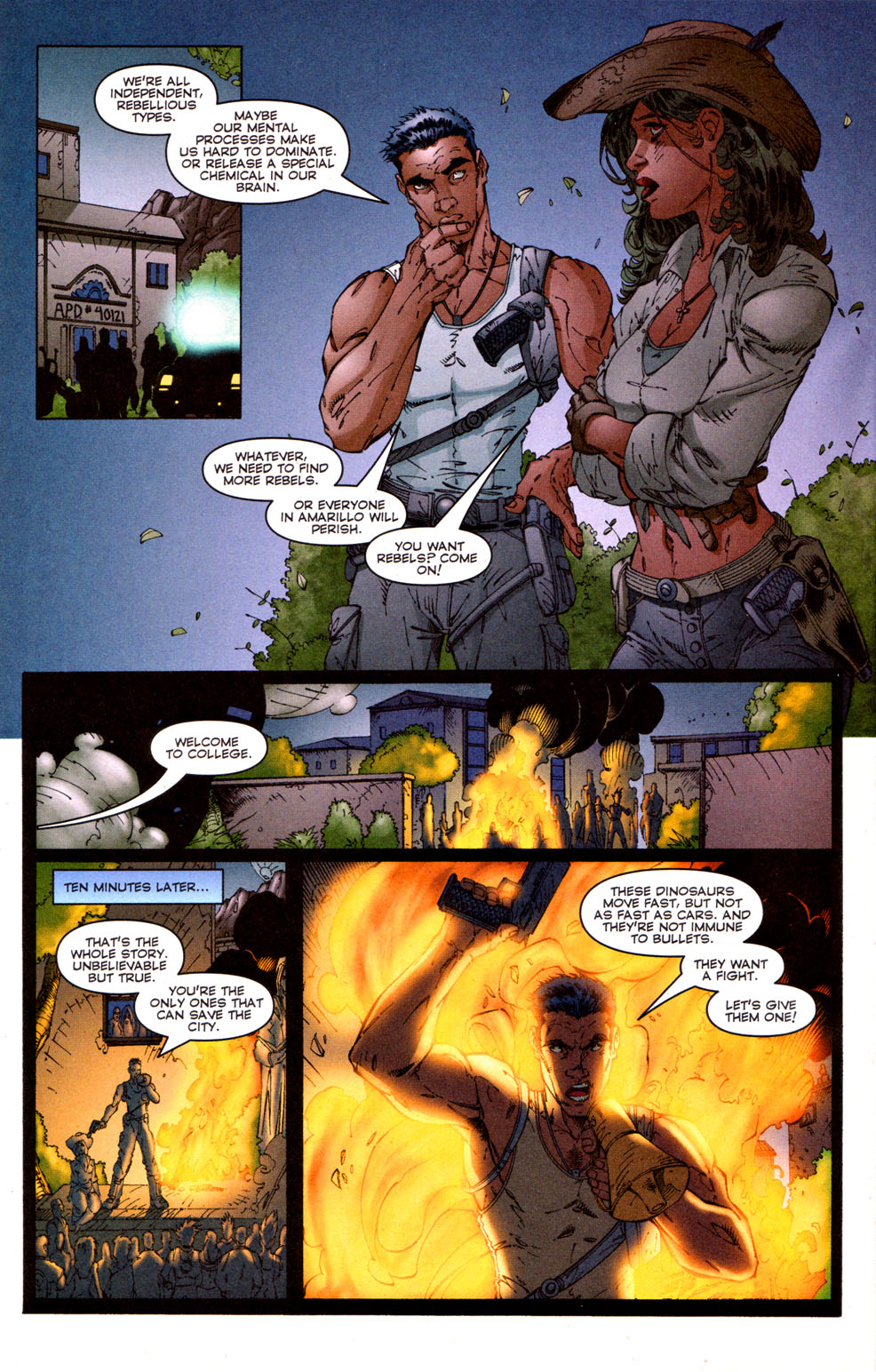 Read online Extinction Event comic -  Issue #4 - 15