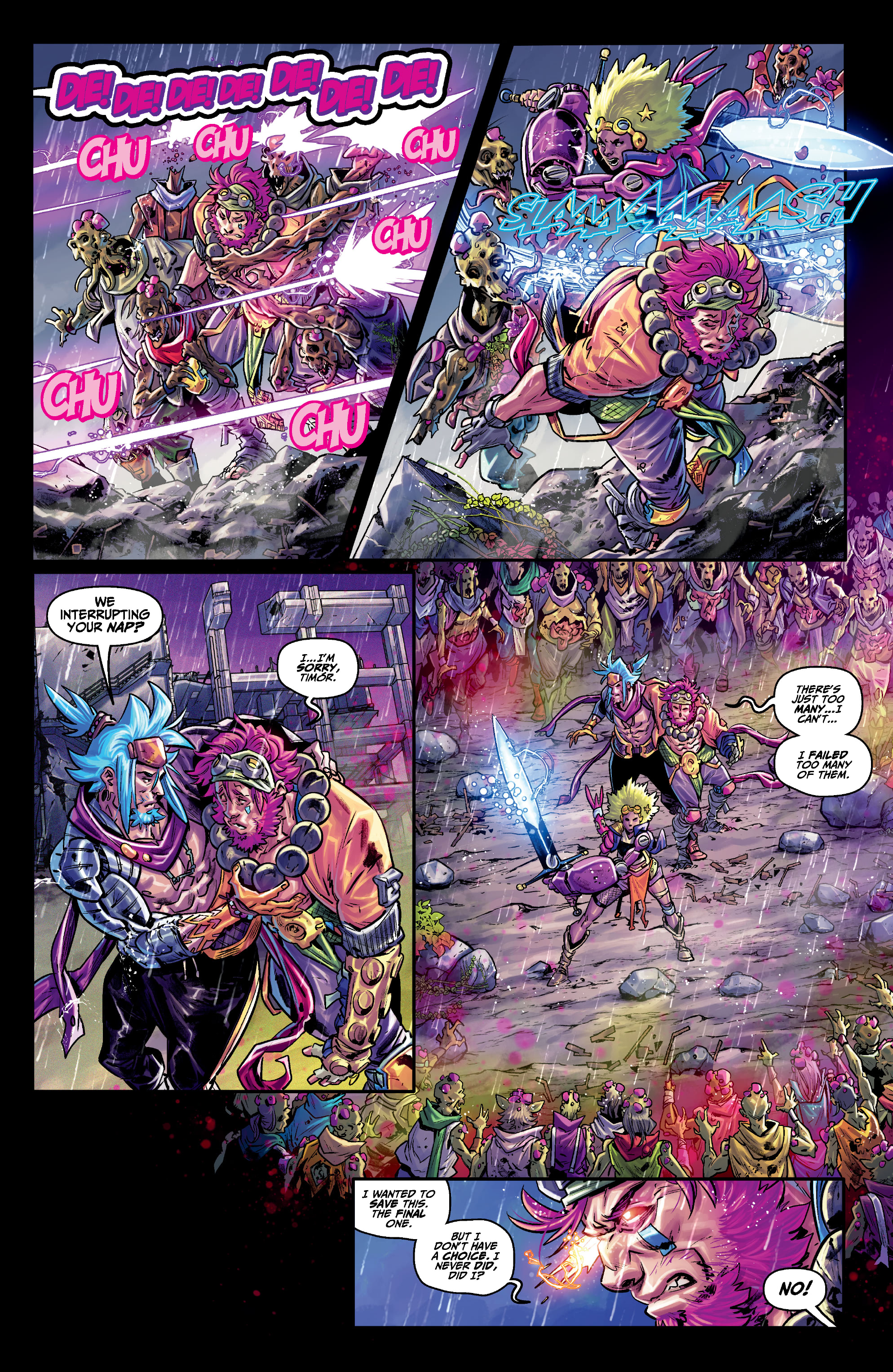 Read online No One Left To Fight II comic -  Issue #4 - 12