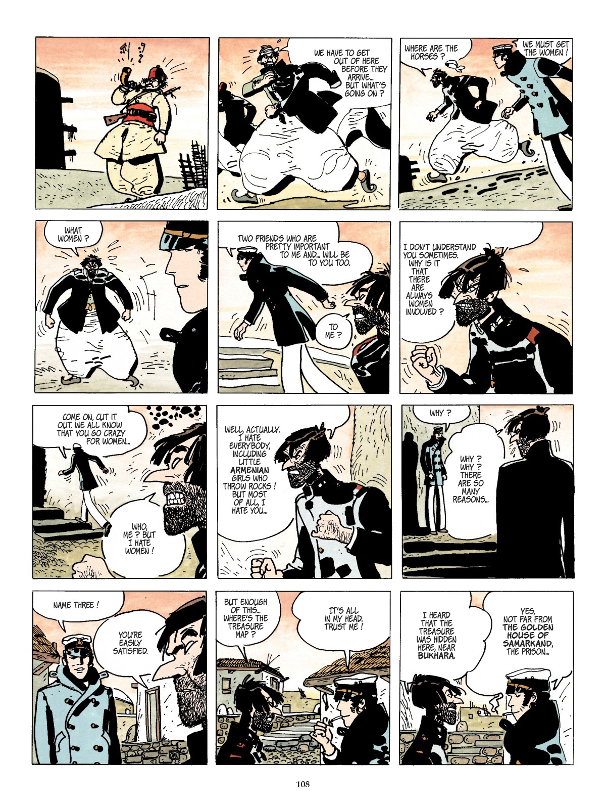 Read online Corto Maltese comic -  Issue # TPB 11 - 111