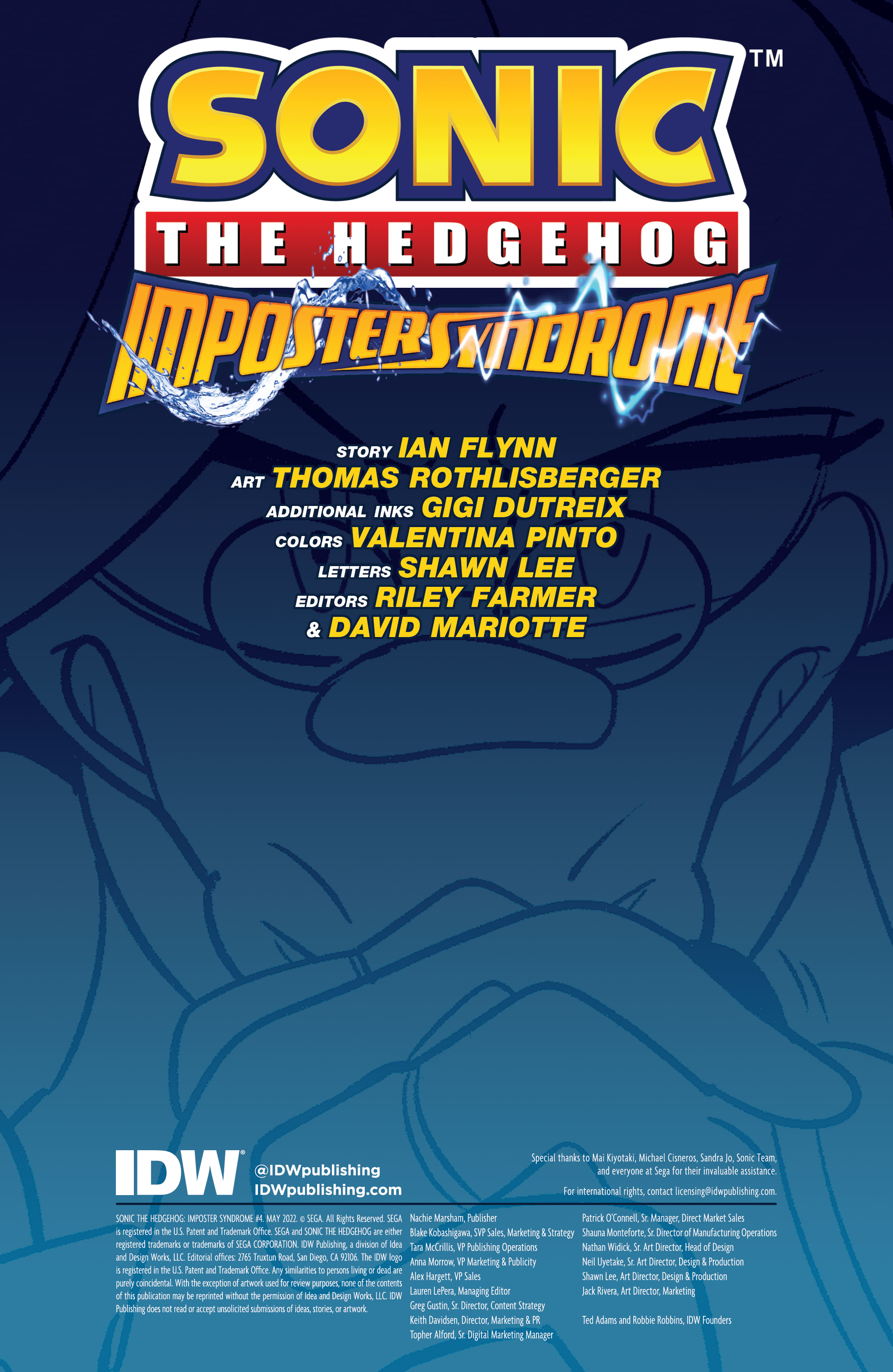 Read online Sonic the Hedgehog: Imposter Syndrome comic -  Issue #4 - 2
