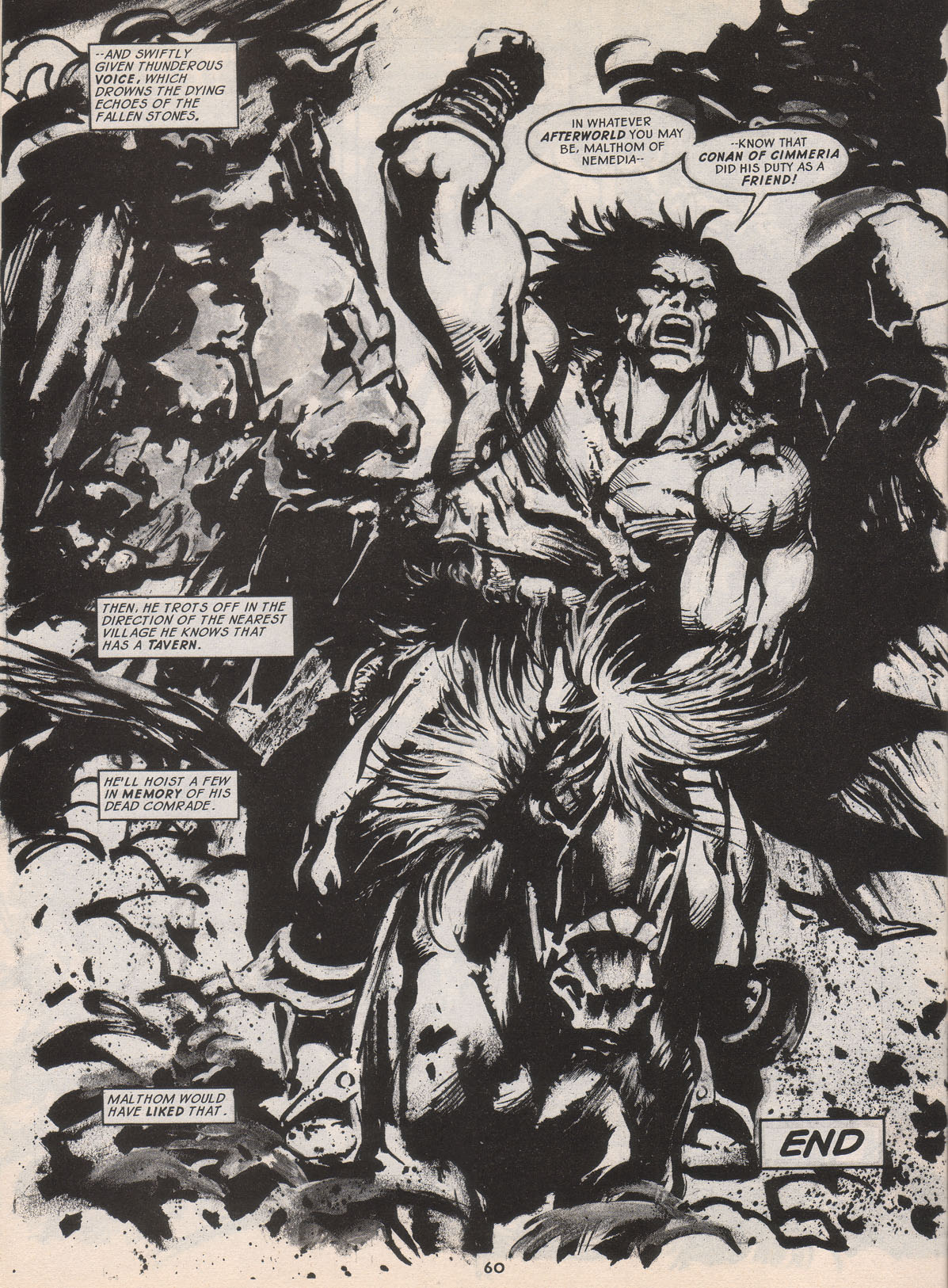 Read online The Savage Sword Of Conan comic -  Issue #222 - 60