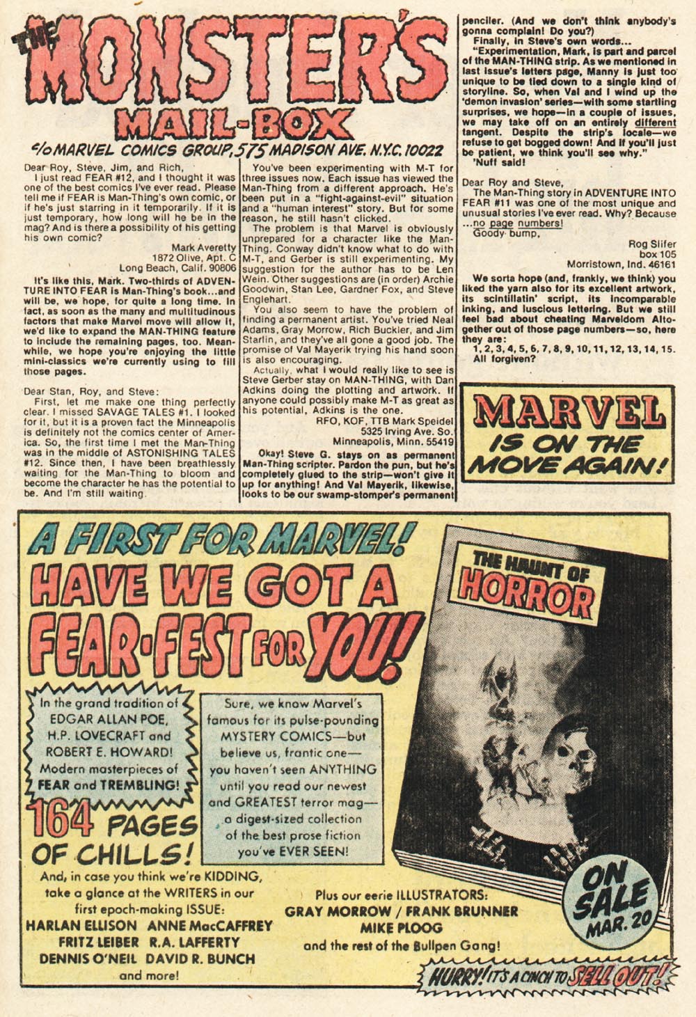 Read online Fear comic -  Issue #14 - 22