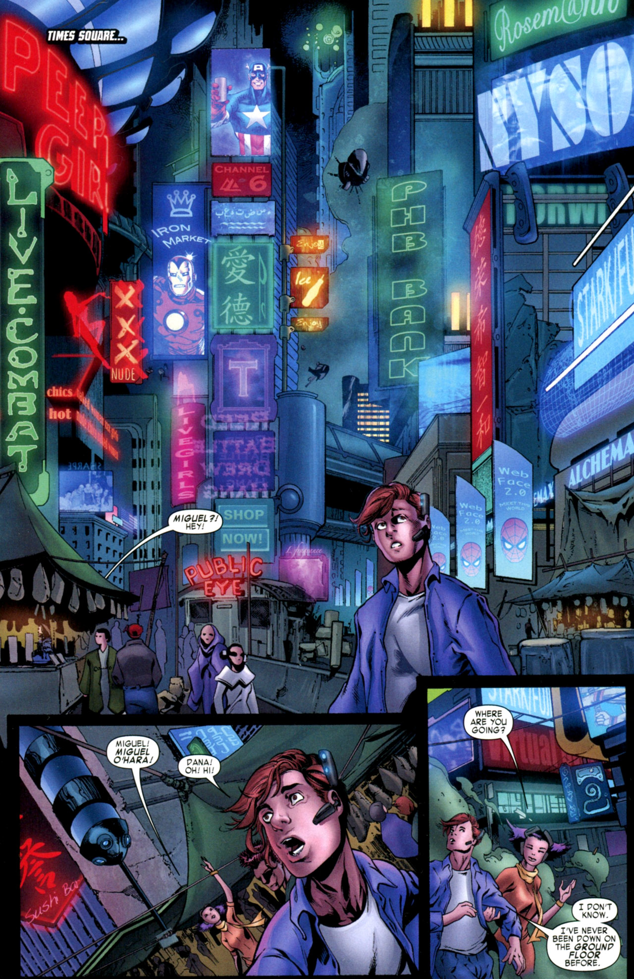 Read online Timestorm 2009/2099 comic -  Issue #1 - 10