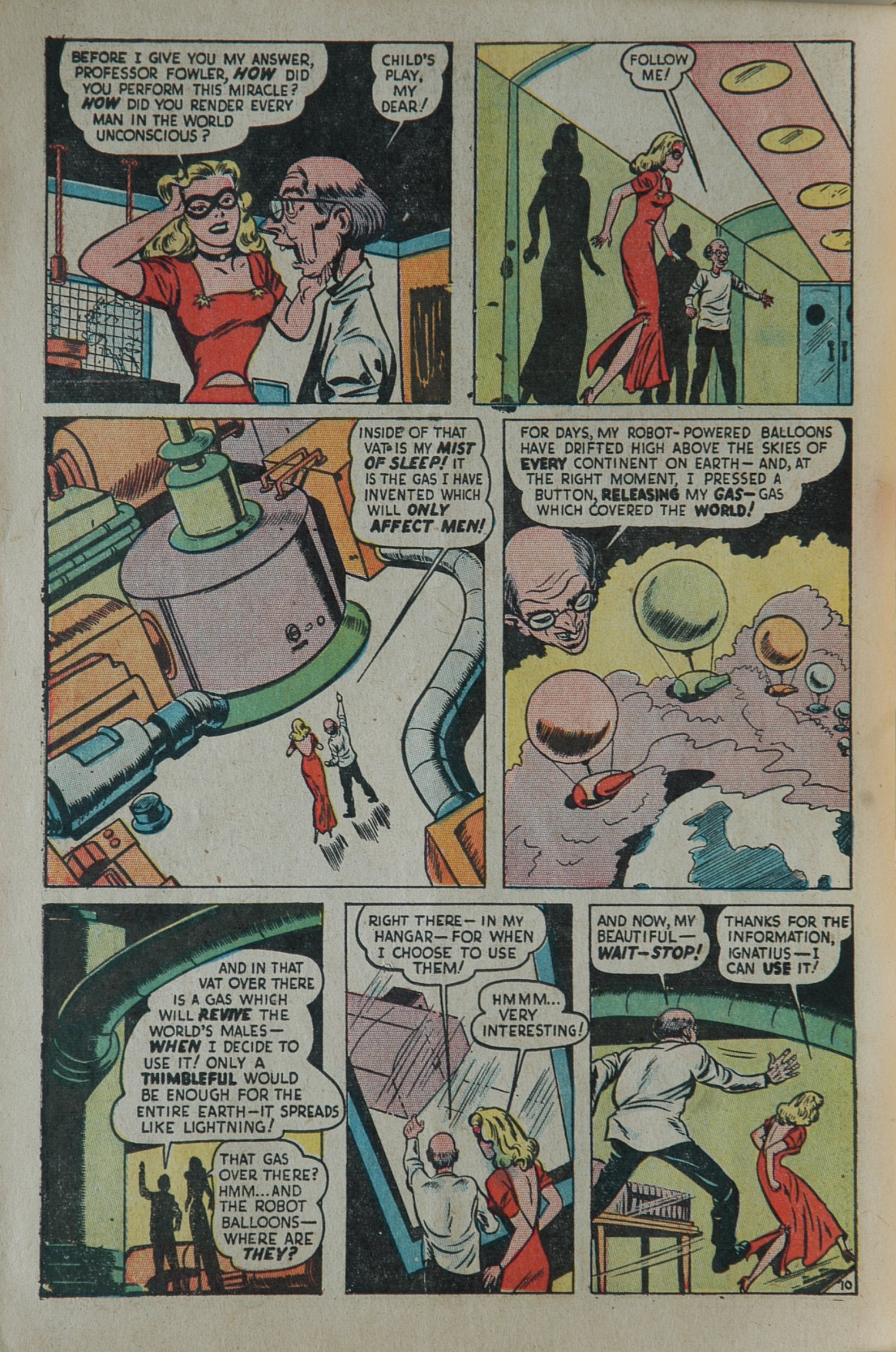 Read online Blonde Phantom Comics comic -  Issue #18 - 12