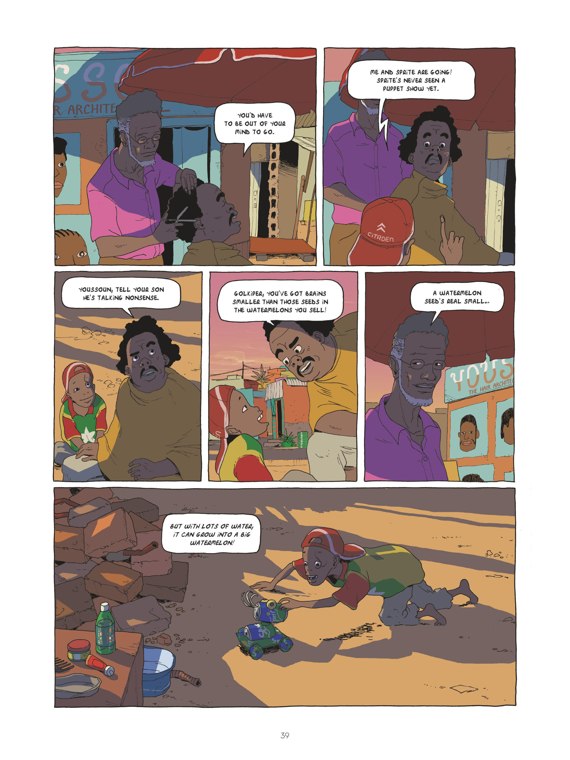 Read online Zidrou-Beuchot's African Trilogy comic -  Issue # TPB 1 - 39