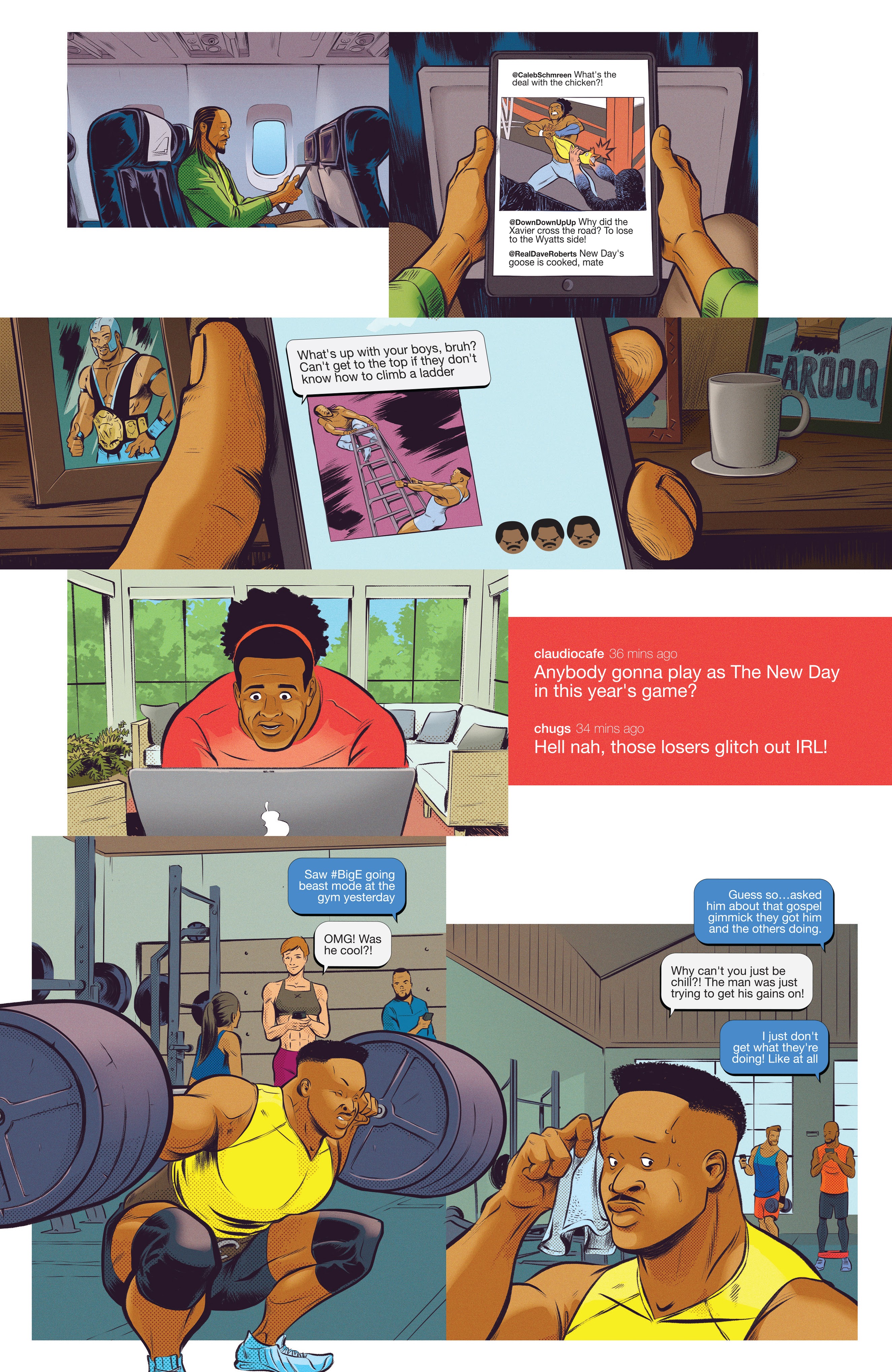 Read online WWE The New Day: Power of Positivity comic -  Issue #2 - 12