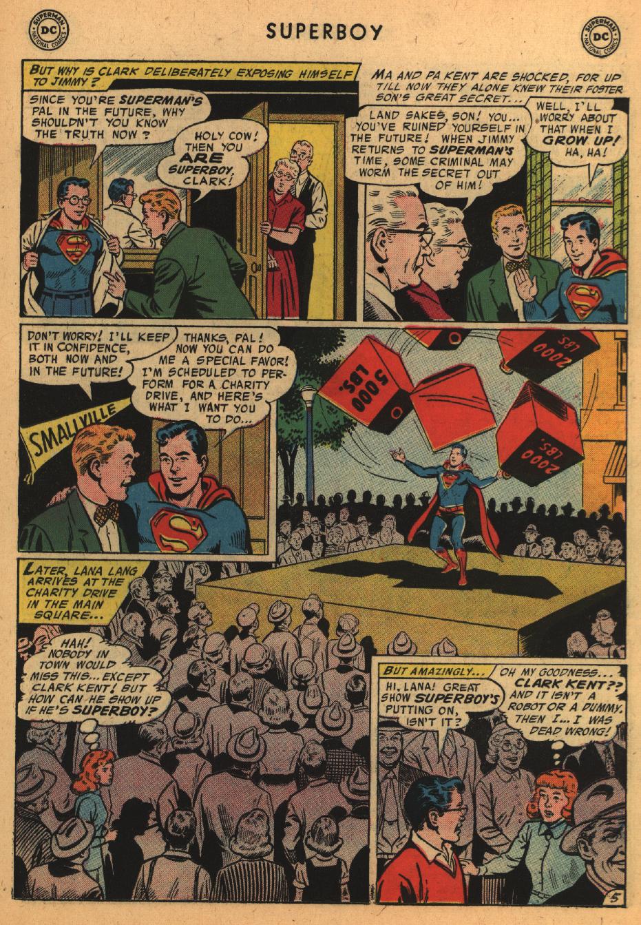 Read online Superboy (1949) comic -  Issue #55 - 15