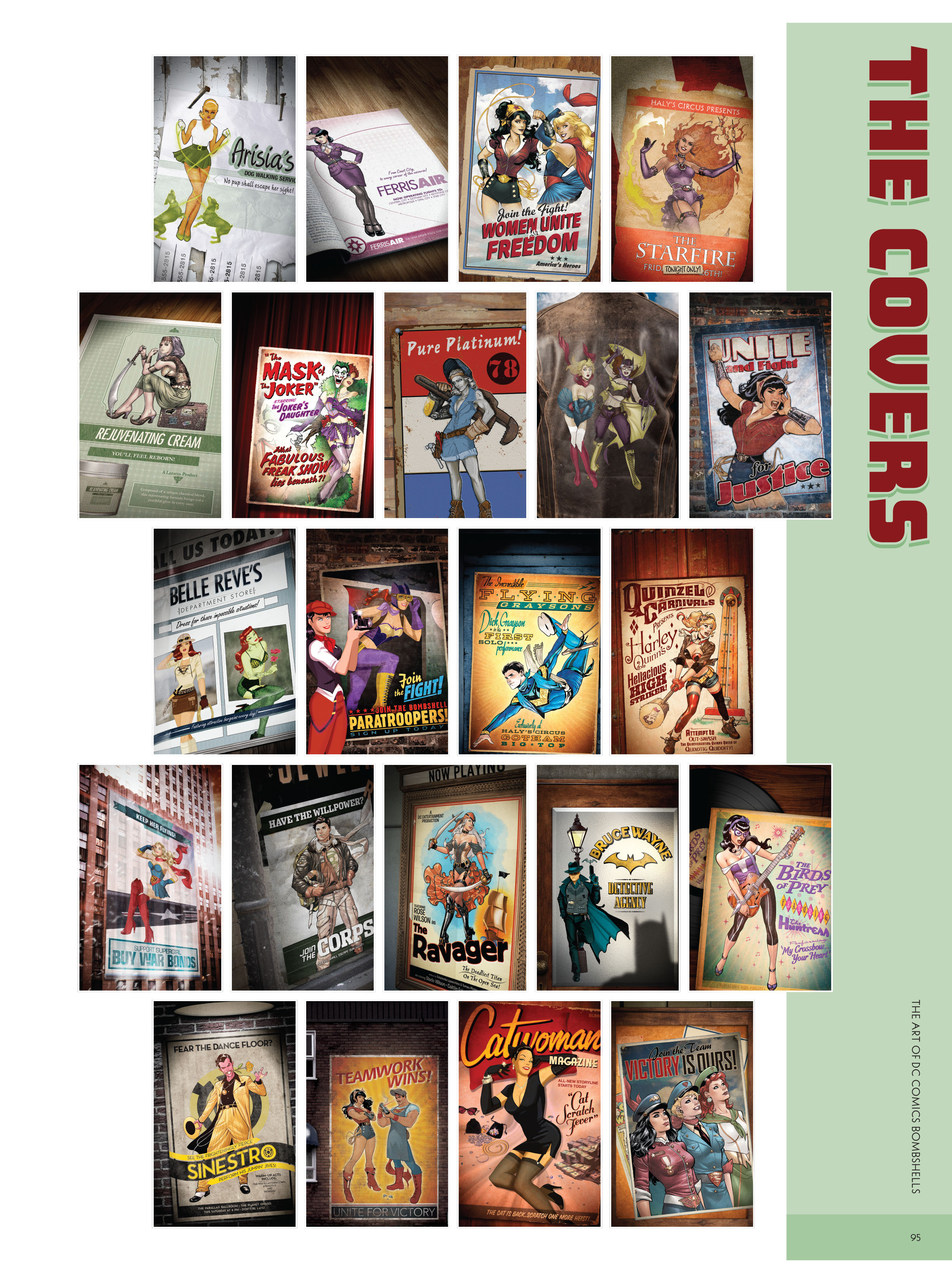 Read online The Art of DC Comics Bombshells comic -  Issue # TPB (Part 1) - 54