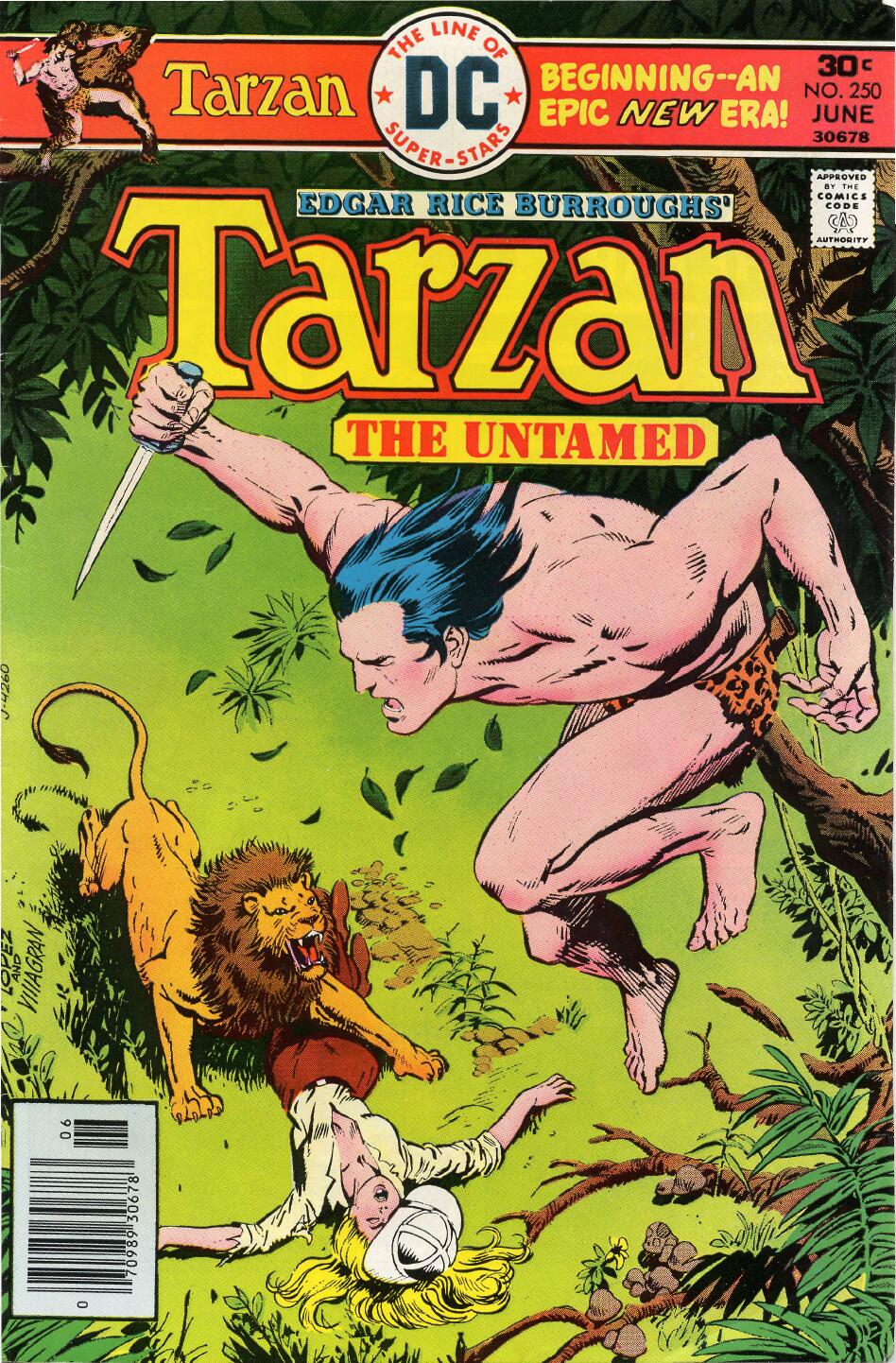 Read online Tarzan (1972) comic -  Issue #250 - 1