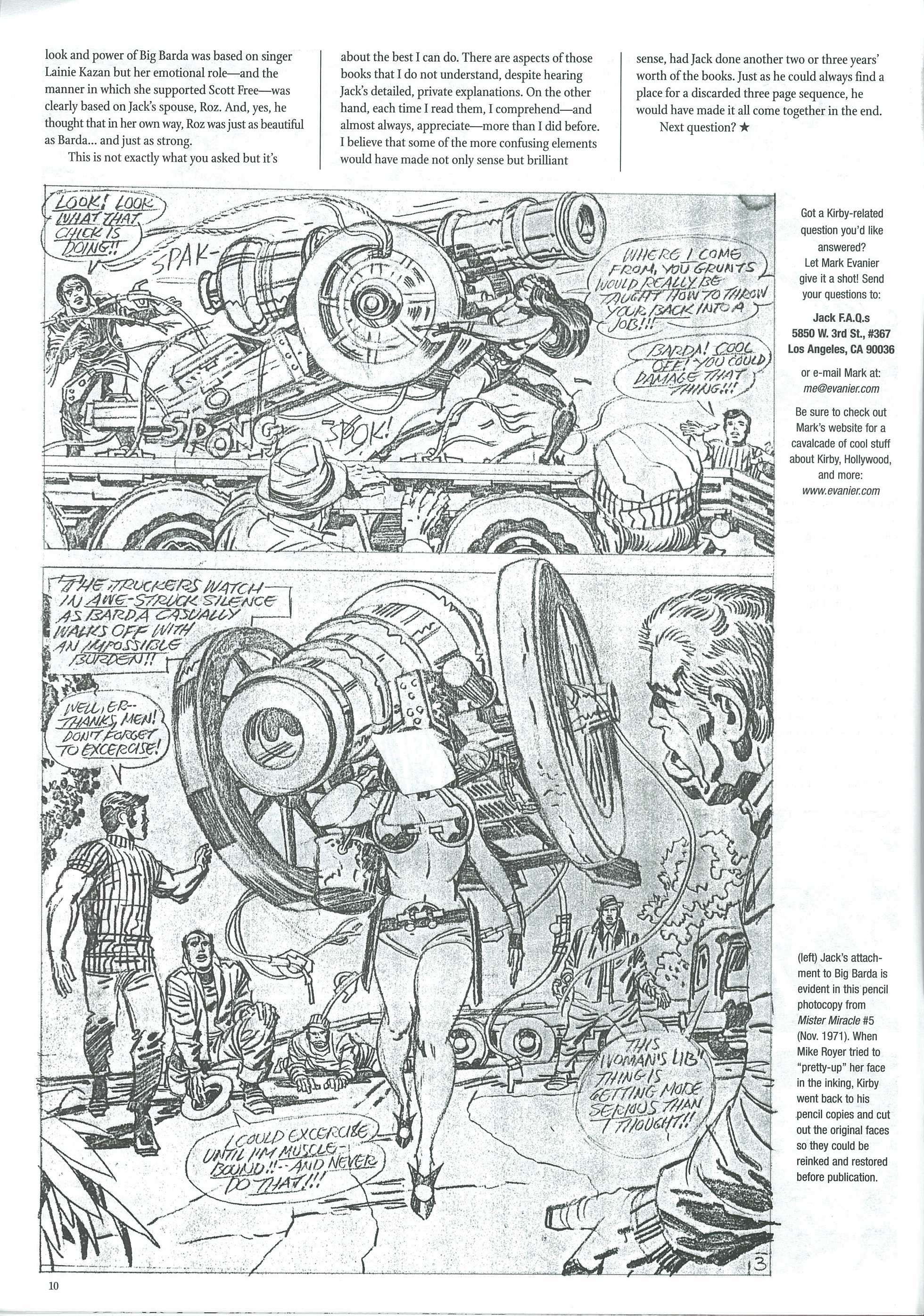 Read online The Jack Kirby Collector comic -  Issue #32 - 12