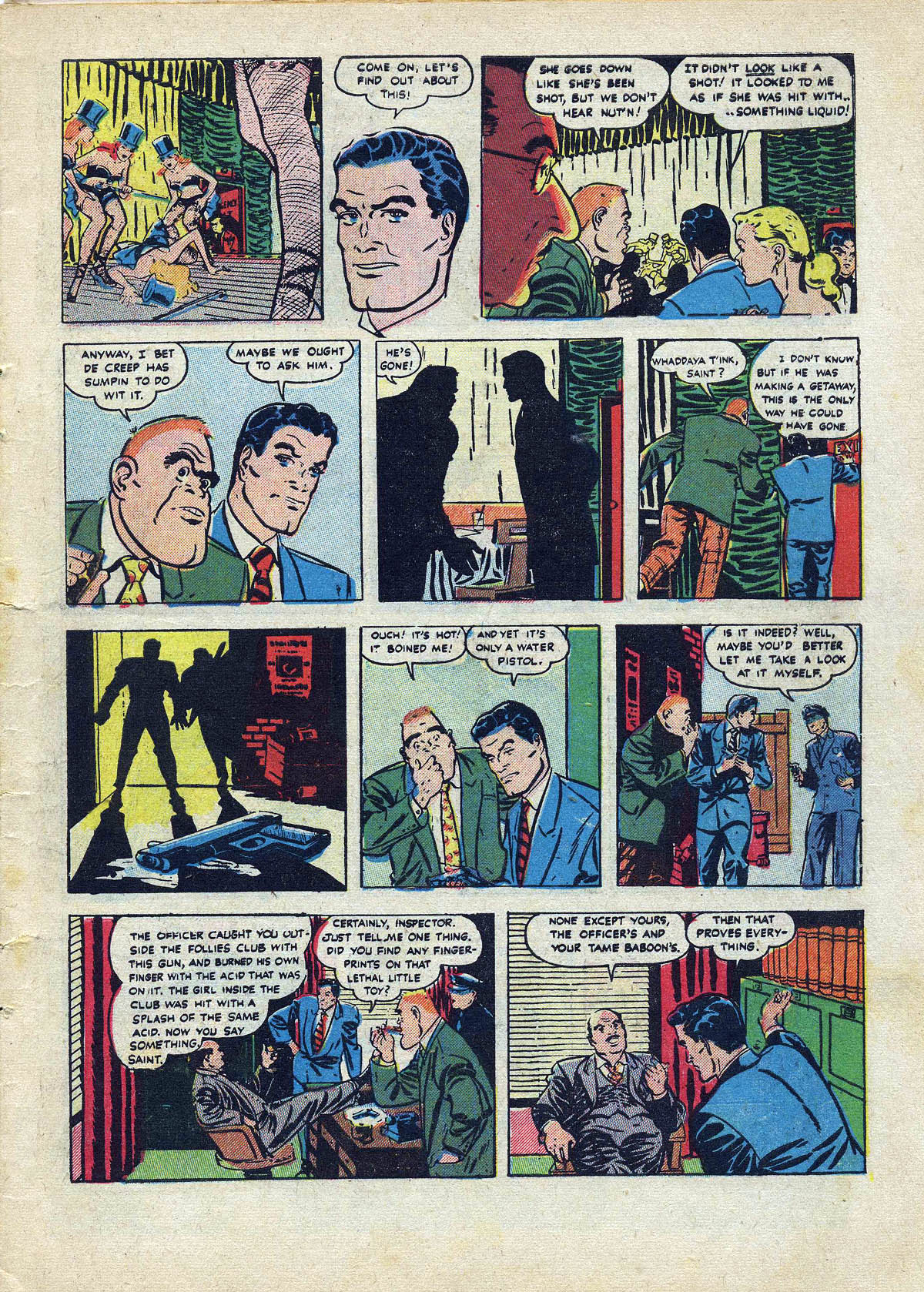 Read online The Saint (1947) comic -  Issue #8 - 7