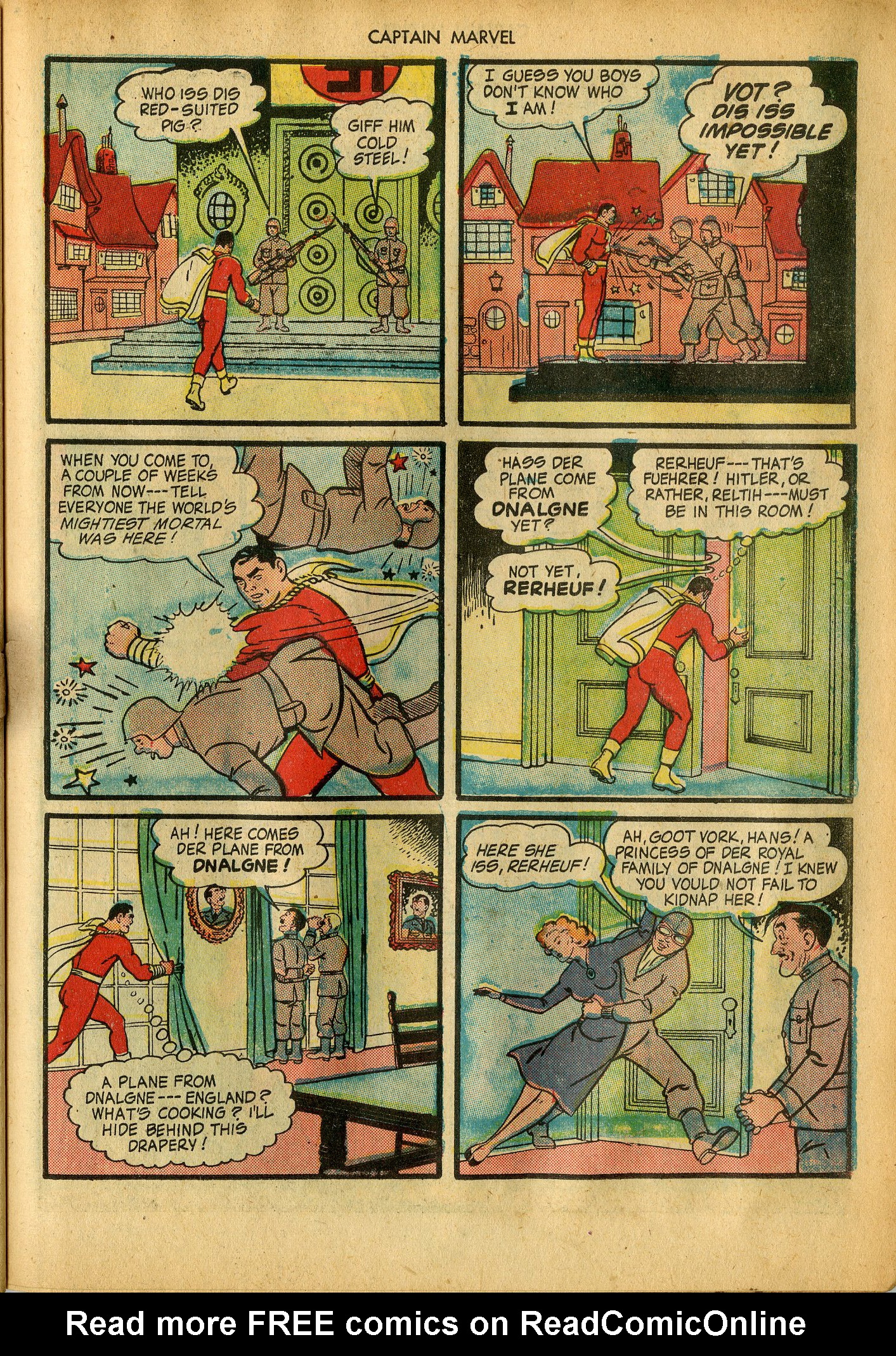 Read online Captain Marvel Adventures comic -  Issue #35 - 39