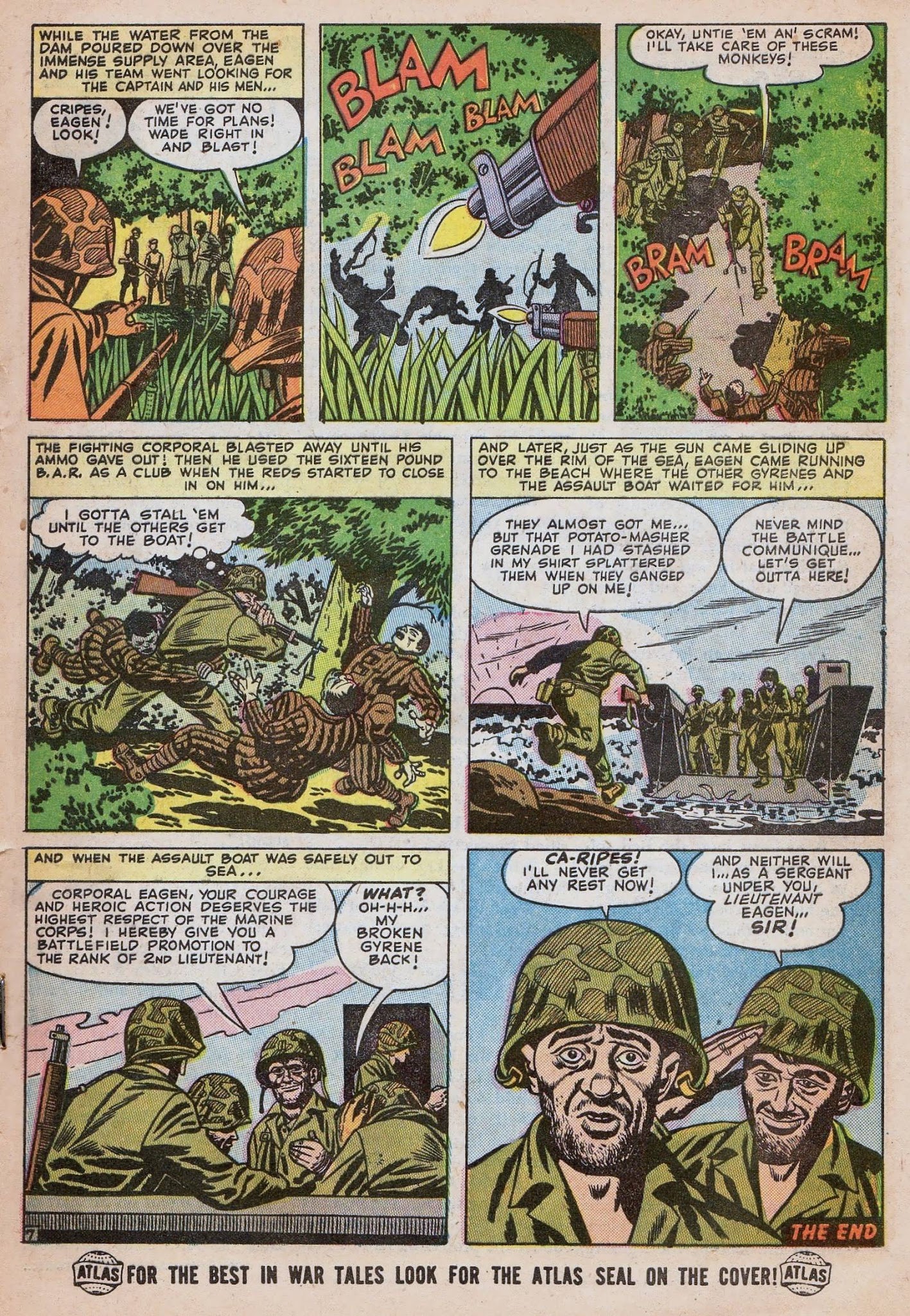 Read online War Action comic -  Issue #6 - 9