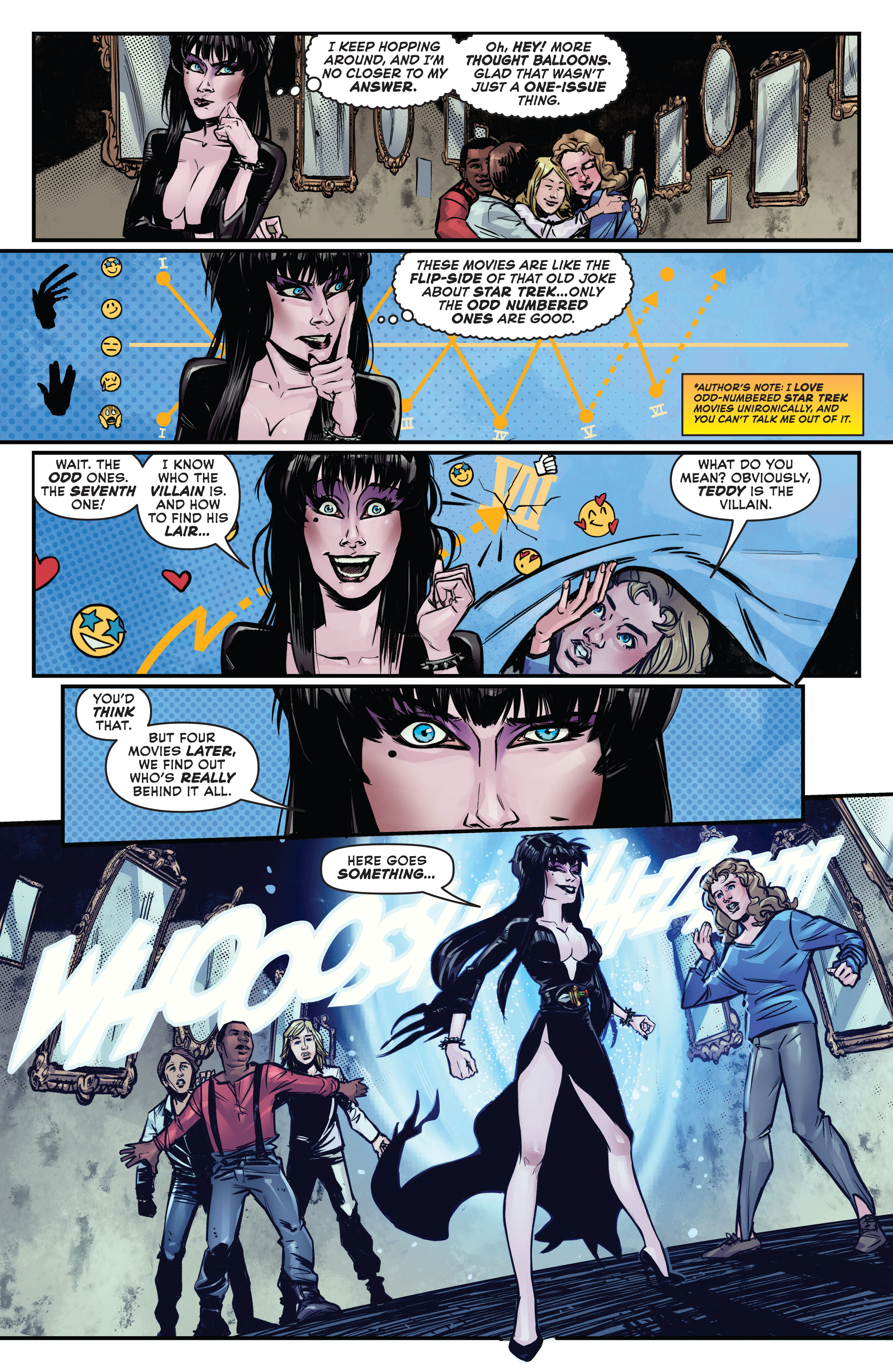 Read online Elvira in Horrorland comic -  Issue #4 - 16