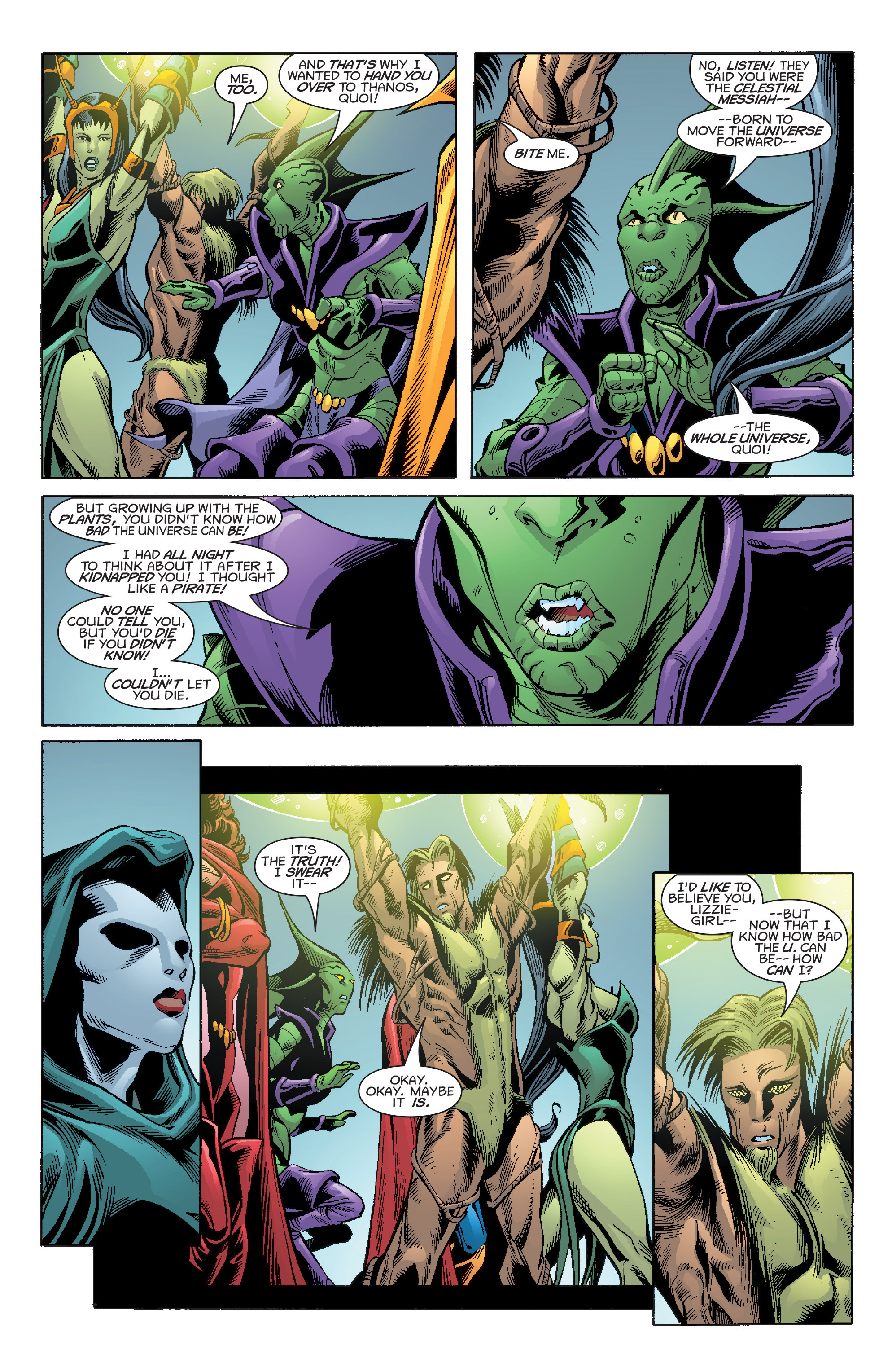 Read online Avengers: Celestial Quest comic -  Issue #8 - 8