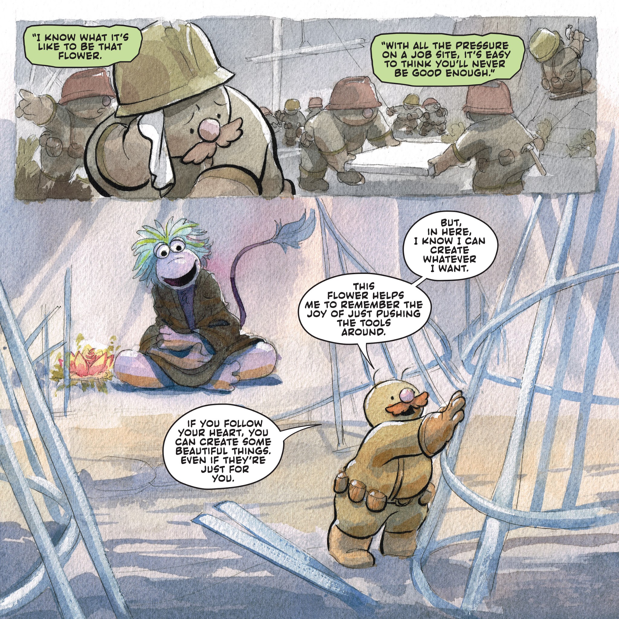 Read online Jim Henson's Fraggle Rock comic -  Issue #1 - 21