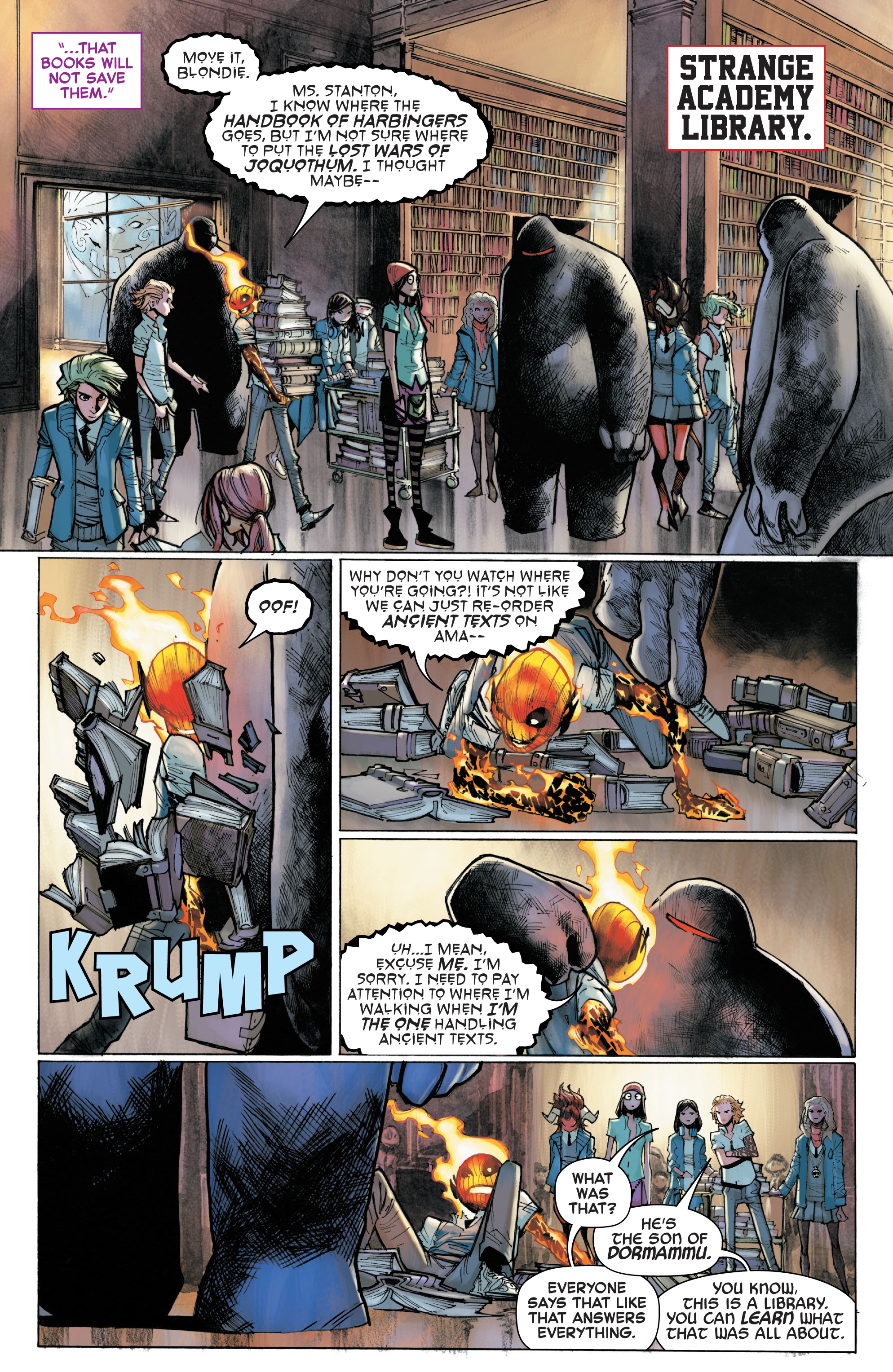 Read online Strange Academy comic -  Issue #4 - 6