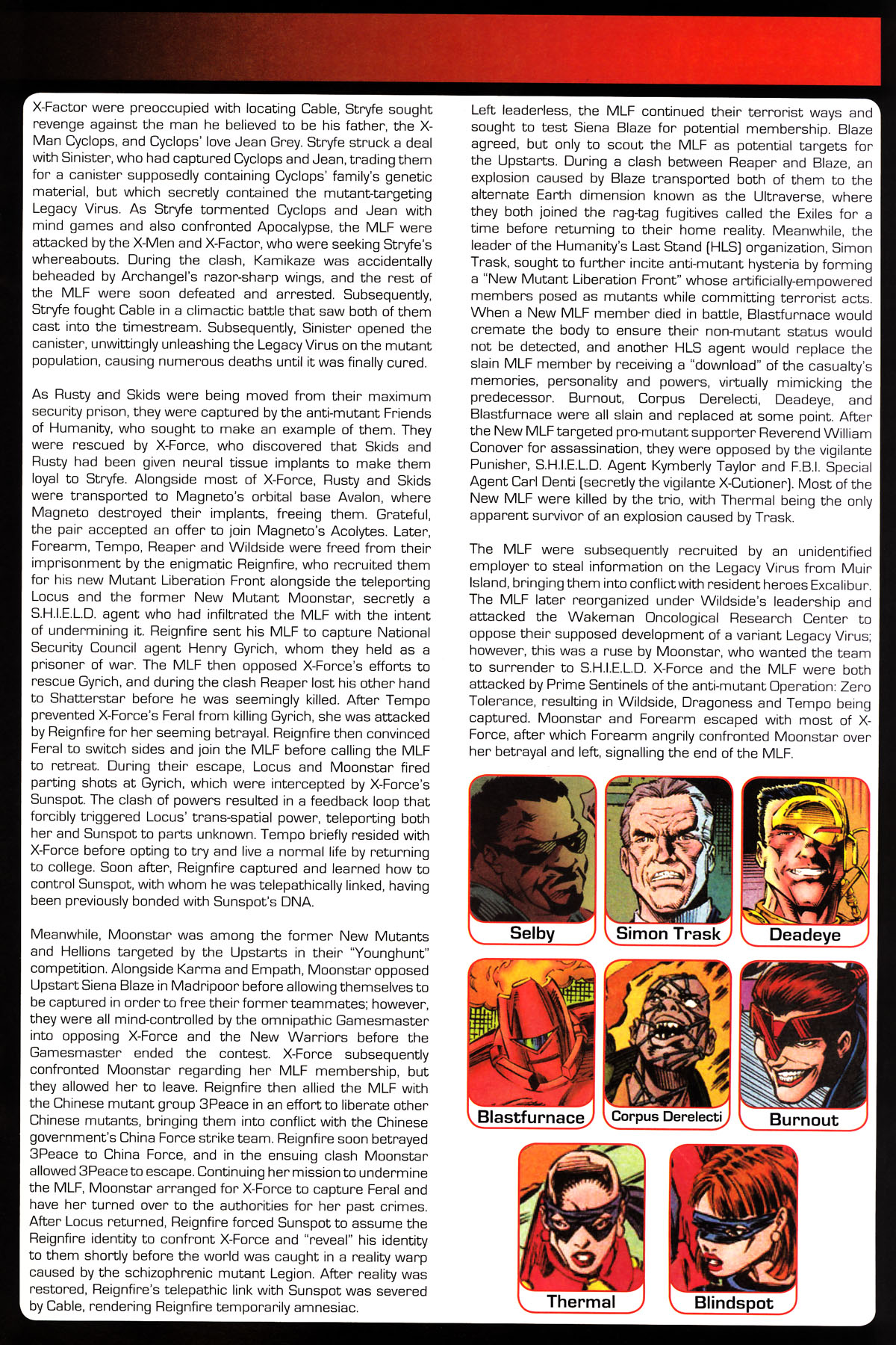 Read online Marvel Legacy:  The 1990's Handbook comic -  Issue # Full - 37
