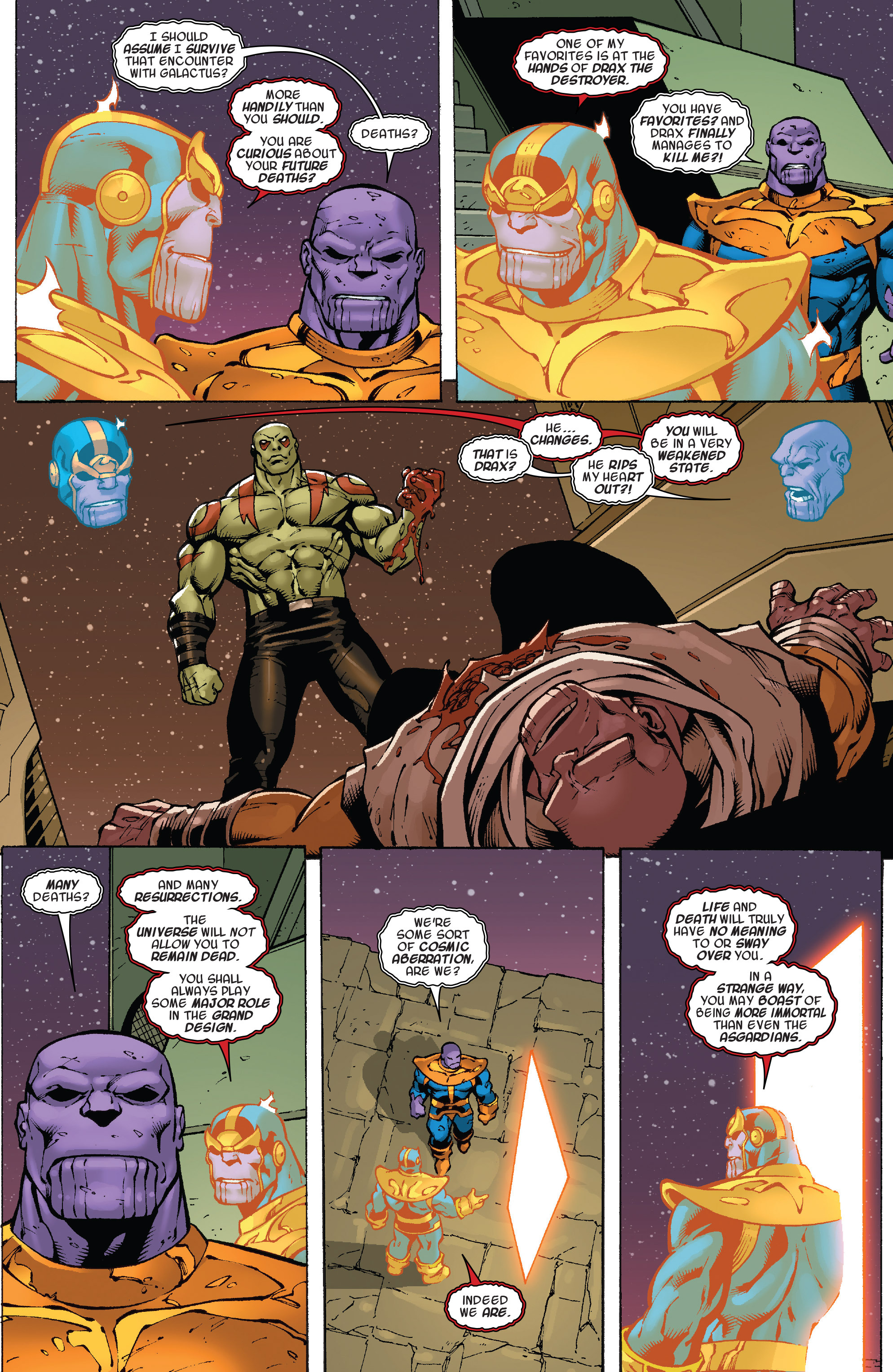Read online Thanos: A God Up There Listening comic -  Issue # TPB - 379