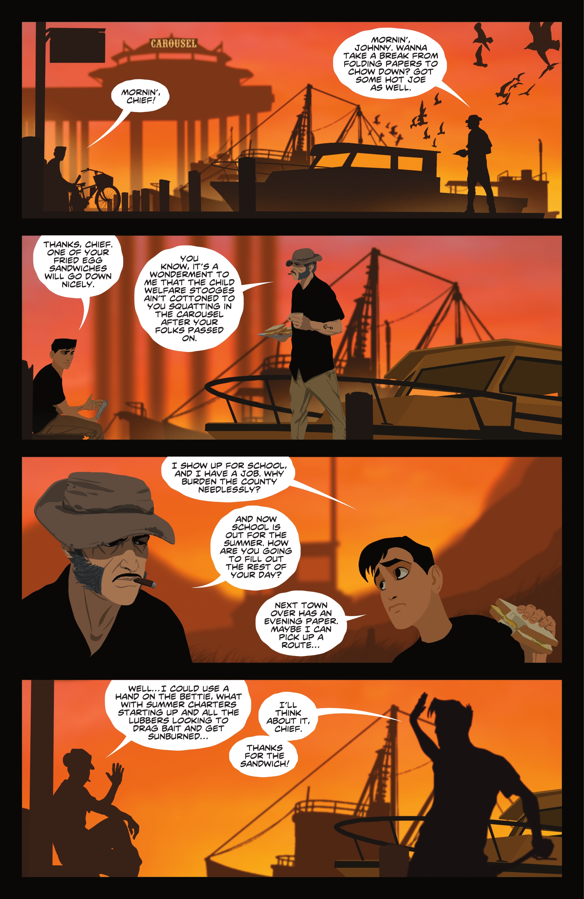 Read online Spy Hunter & Paper Boy comic -  Issue #1 - 7