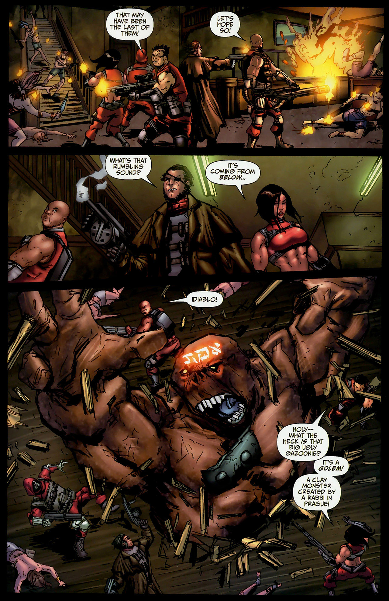 Read online Spooks: Omega Team comic -  Issue #3 - 21