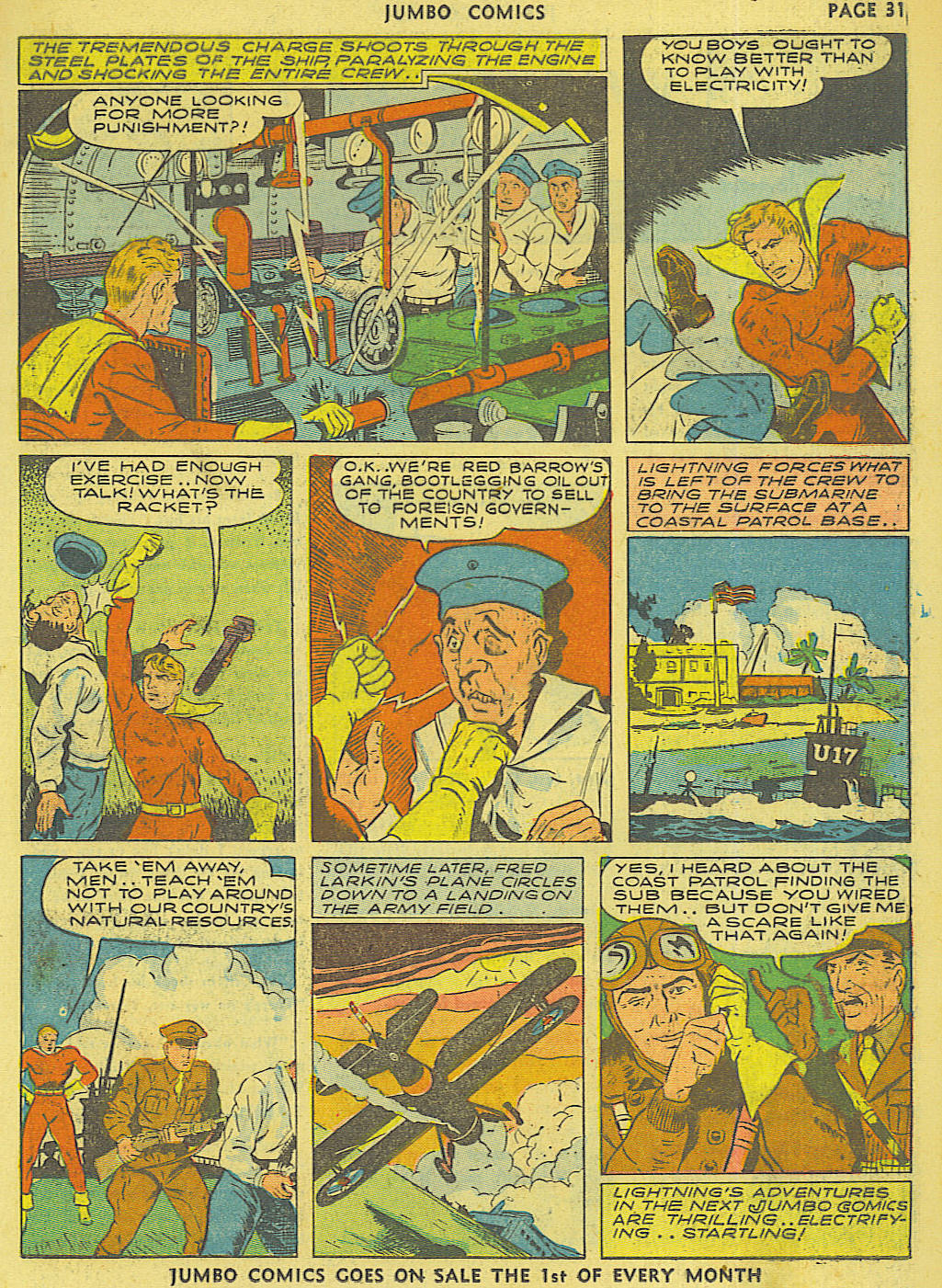 Read online Jumbo Comics comic -  Issue #28 - 33