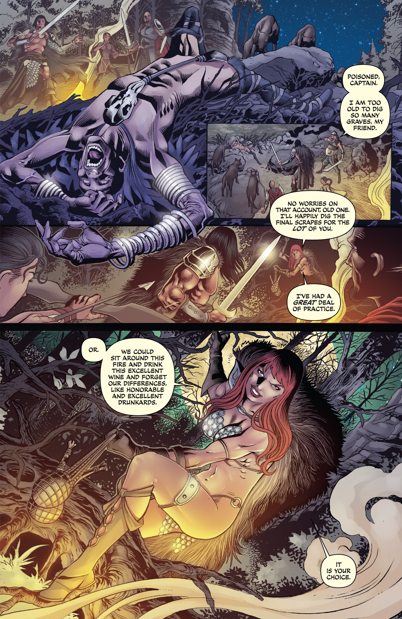 Read online Legends of Red Sonja comic -  Issue # TPB - 117